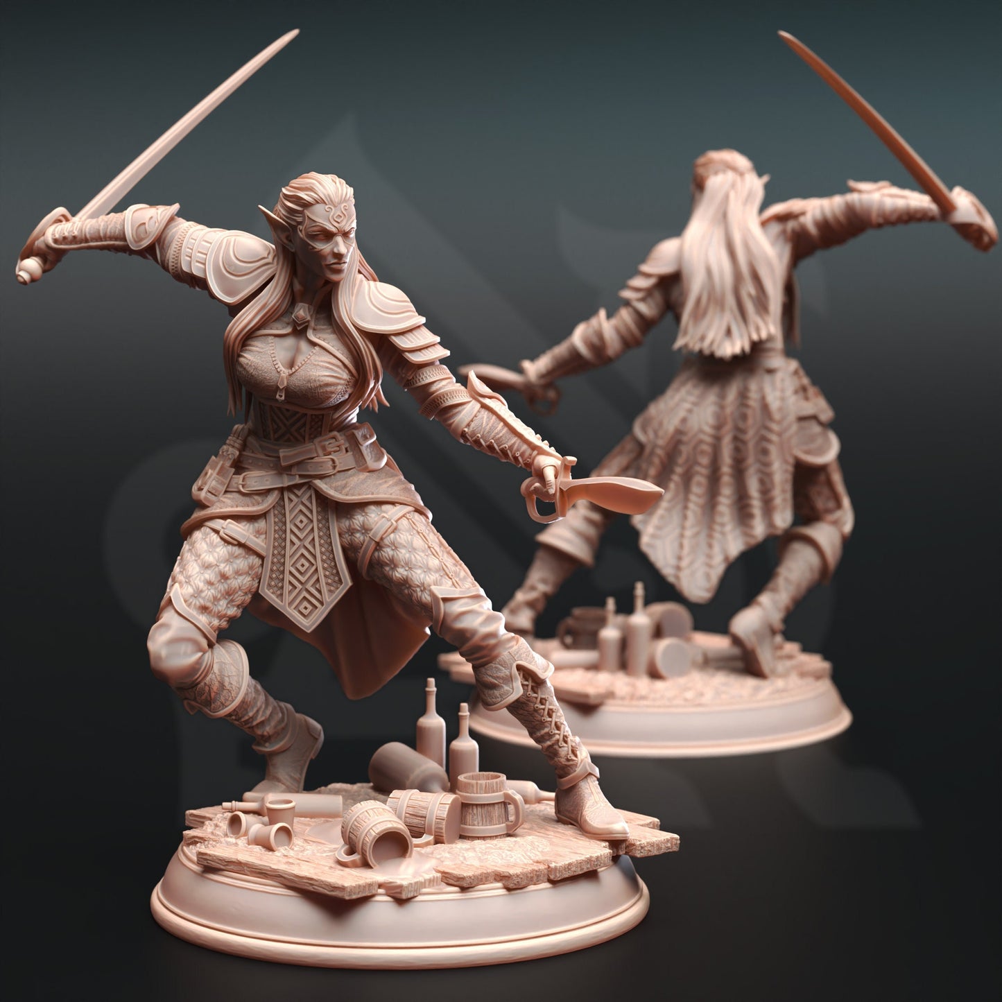 Hali Brookes - Water Genasi Rogue | Adventure Calls | DM Stash