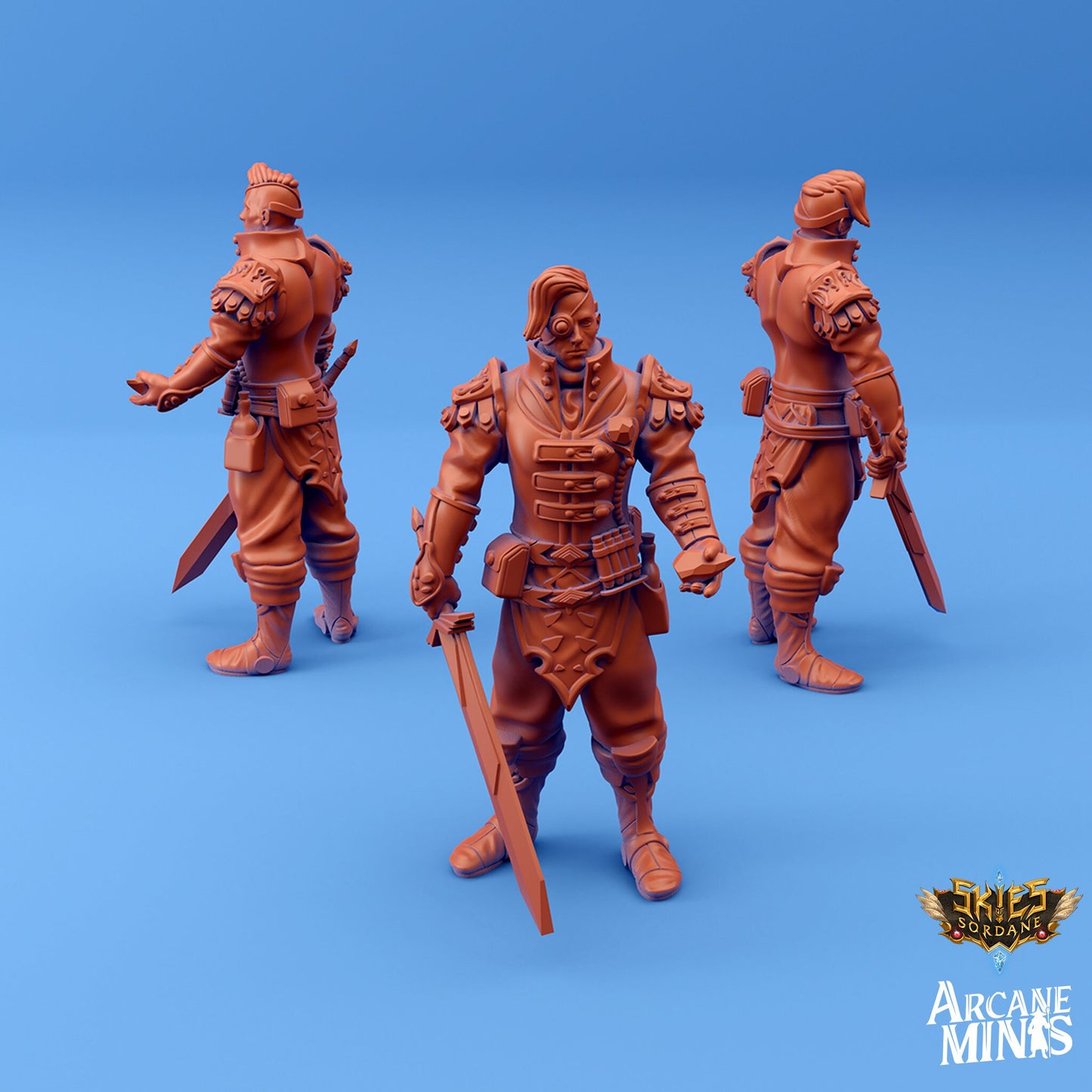 Human Male Artificer | Artificer Guilds | Arcane Minis