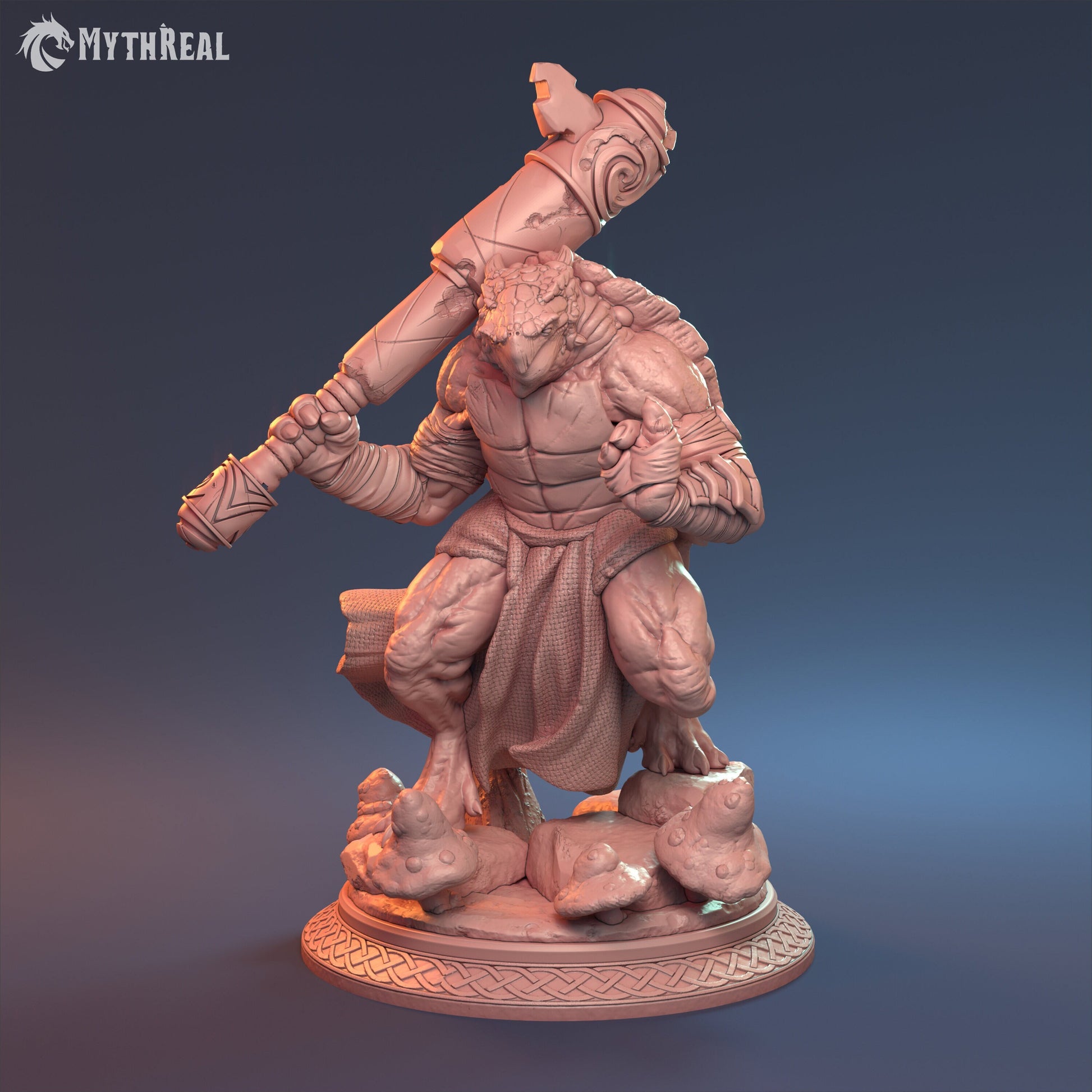 Agost Imakh - Tortle Barbarian Fighter | MythReal Games