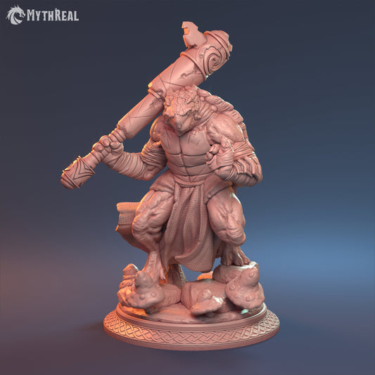 Agost Imakh - Tortle Barbarian Fighter | MythReal Games