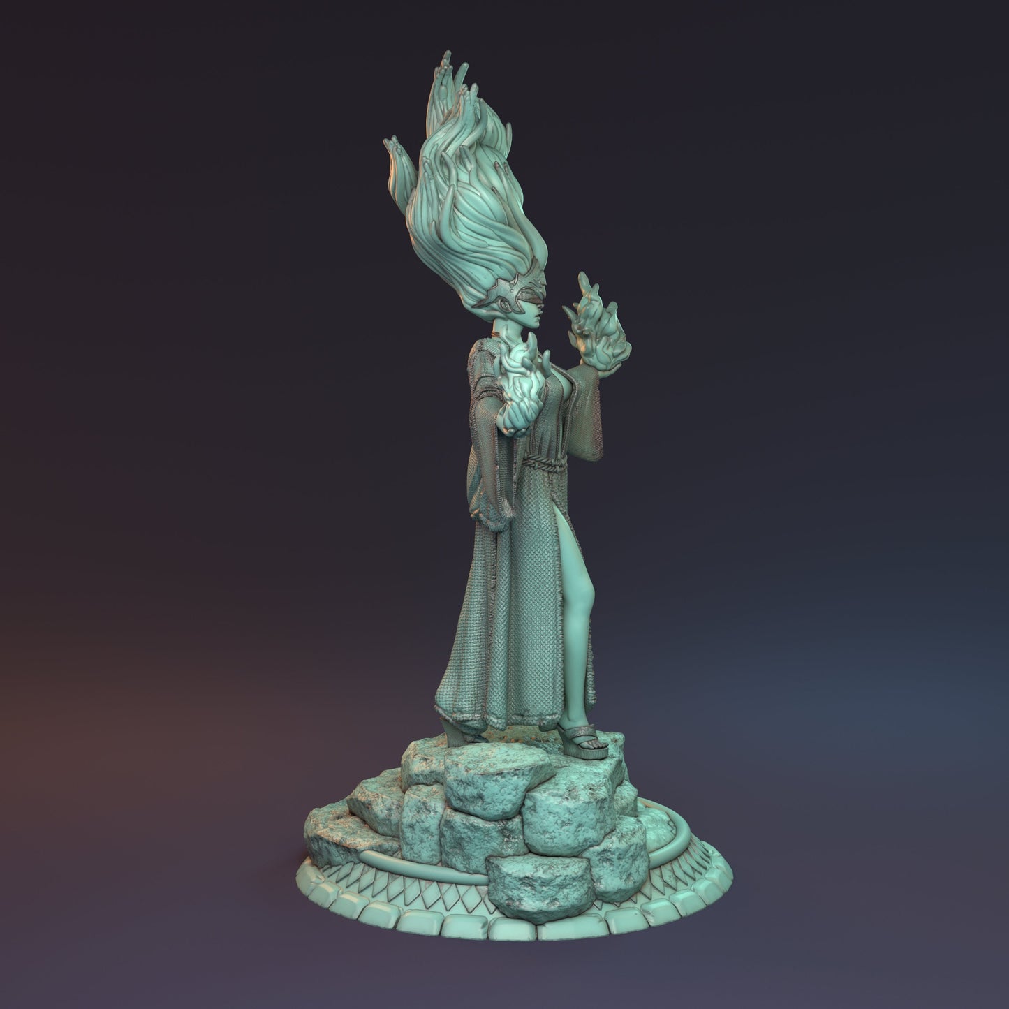 Xandren Galod - Pyromancer | MythReal Games