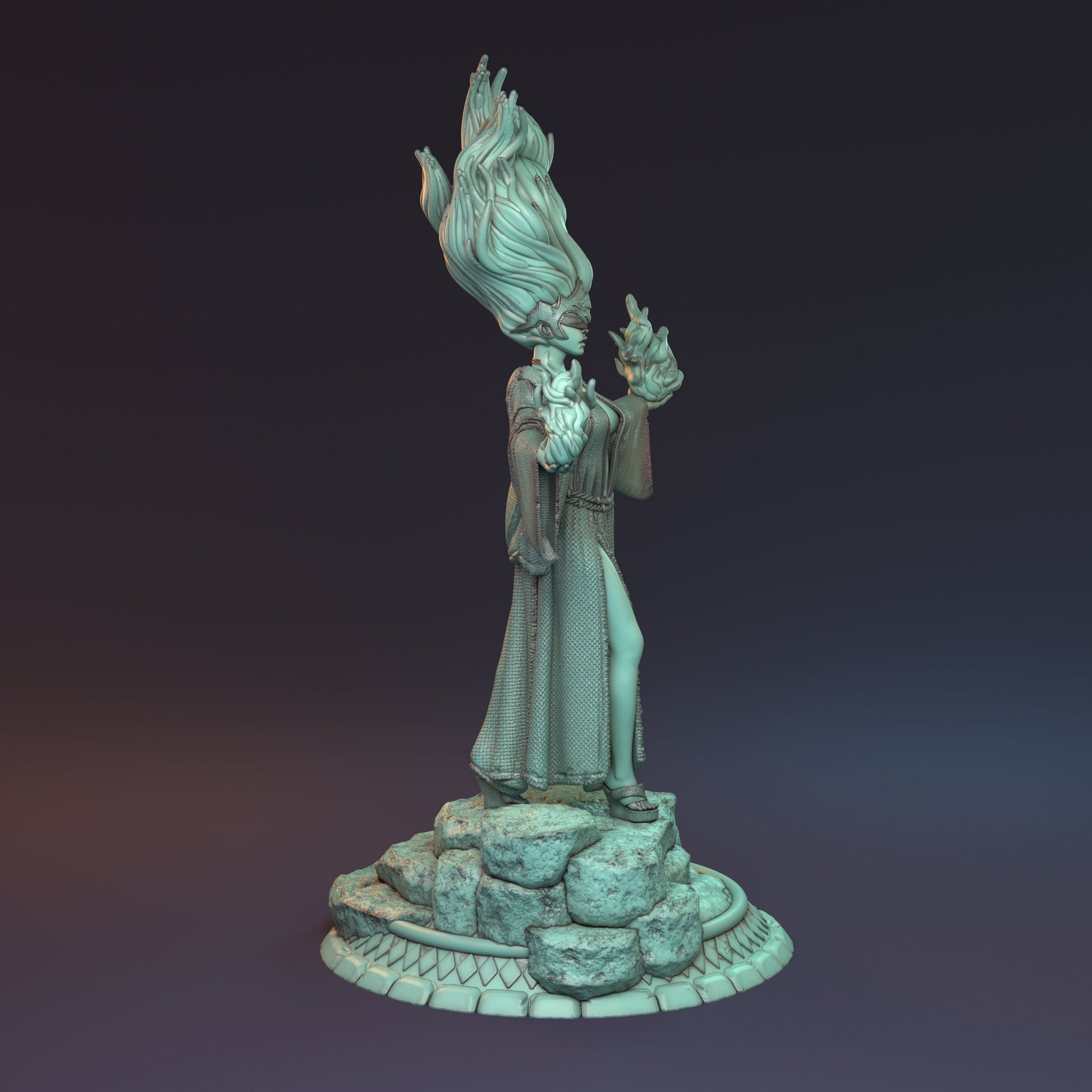 Xandren Galod - Pyromancer | MythReal Games