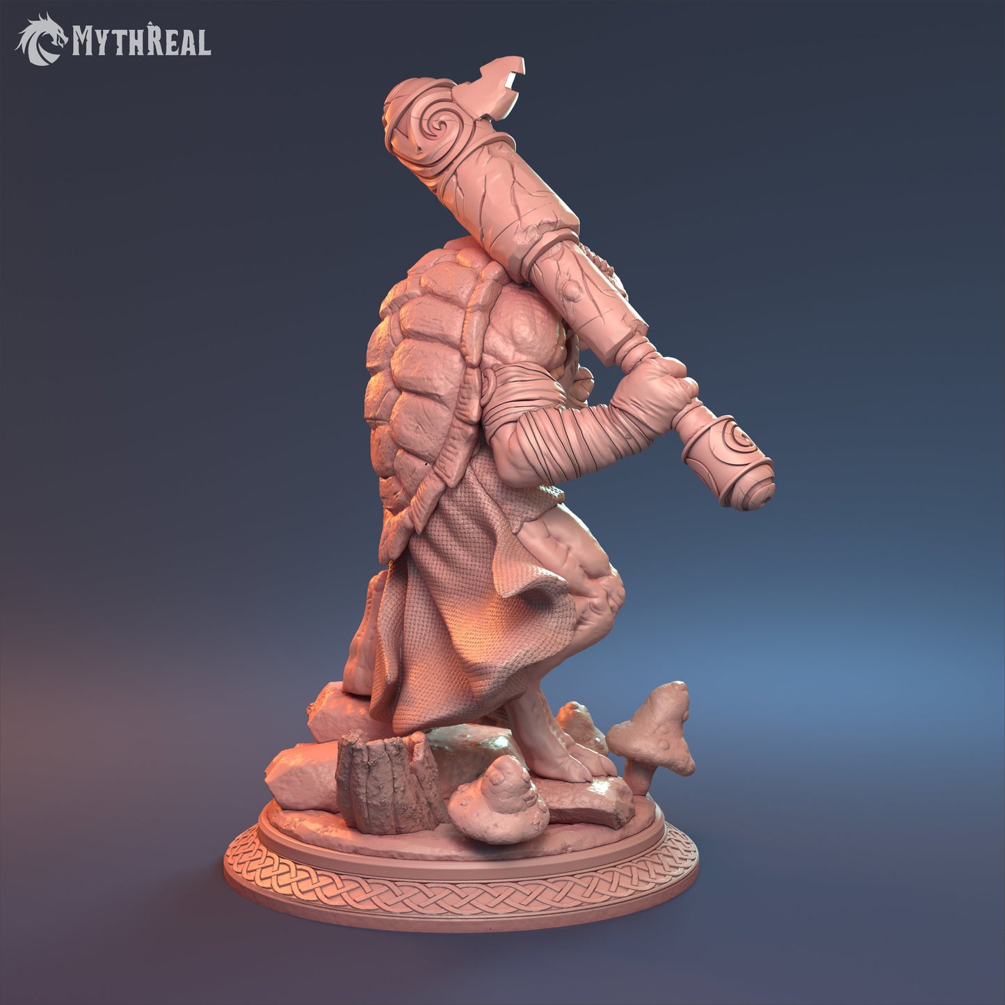 Agost Imakh - Tortle Barbarian Fighter | MythReal Games