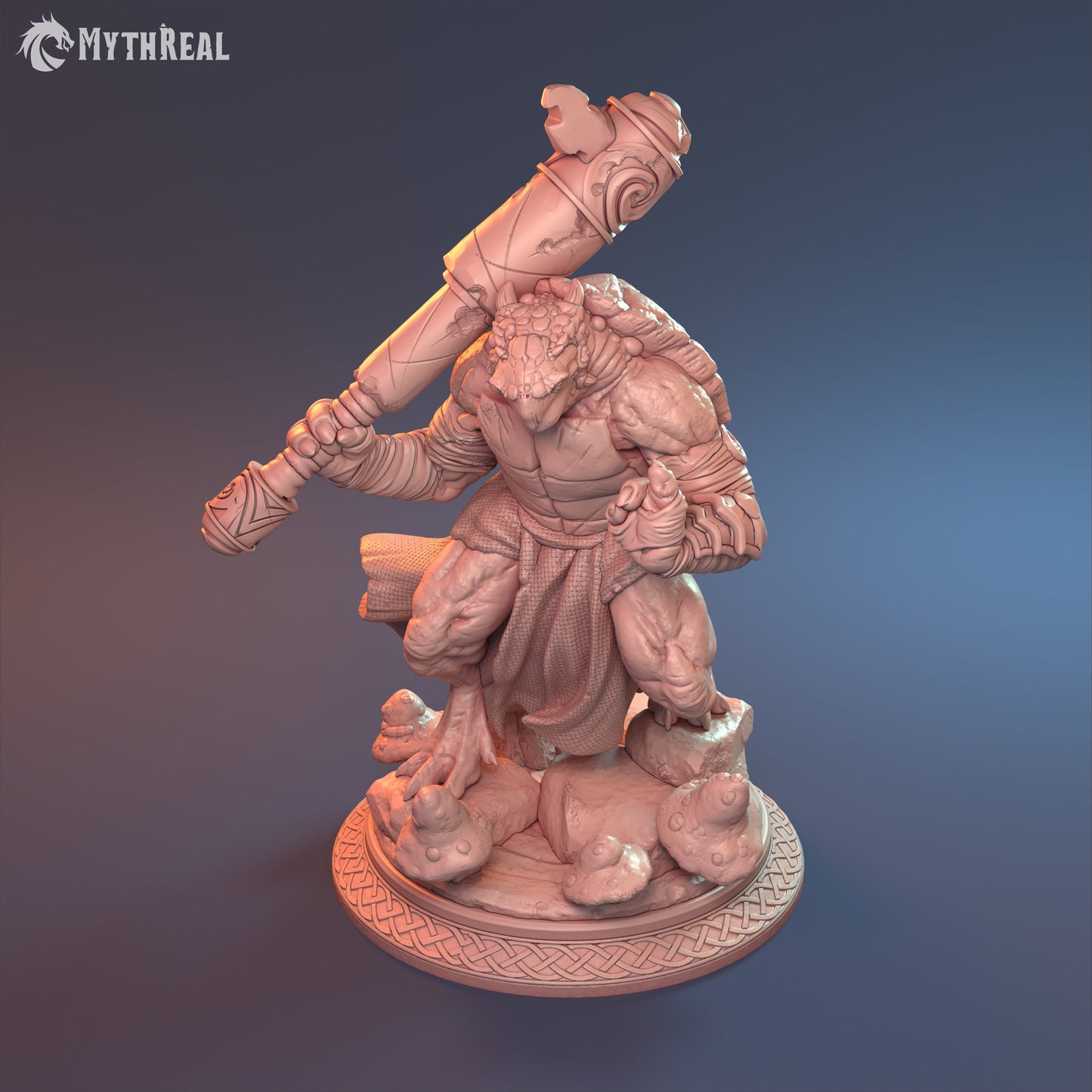 Agost Imakh - Tortle Barbarian Fighter | MythReal Games