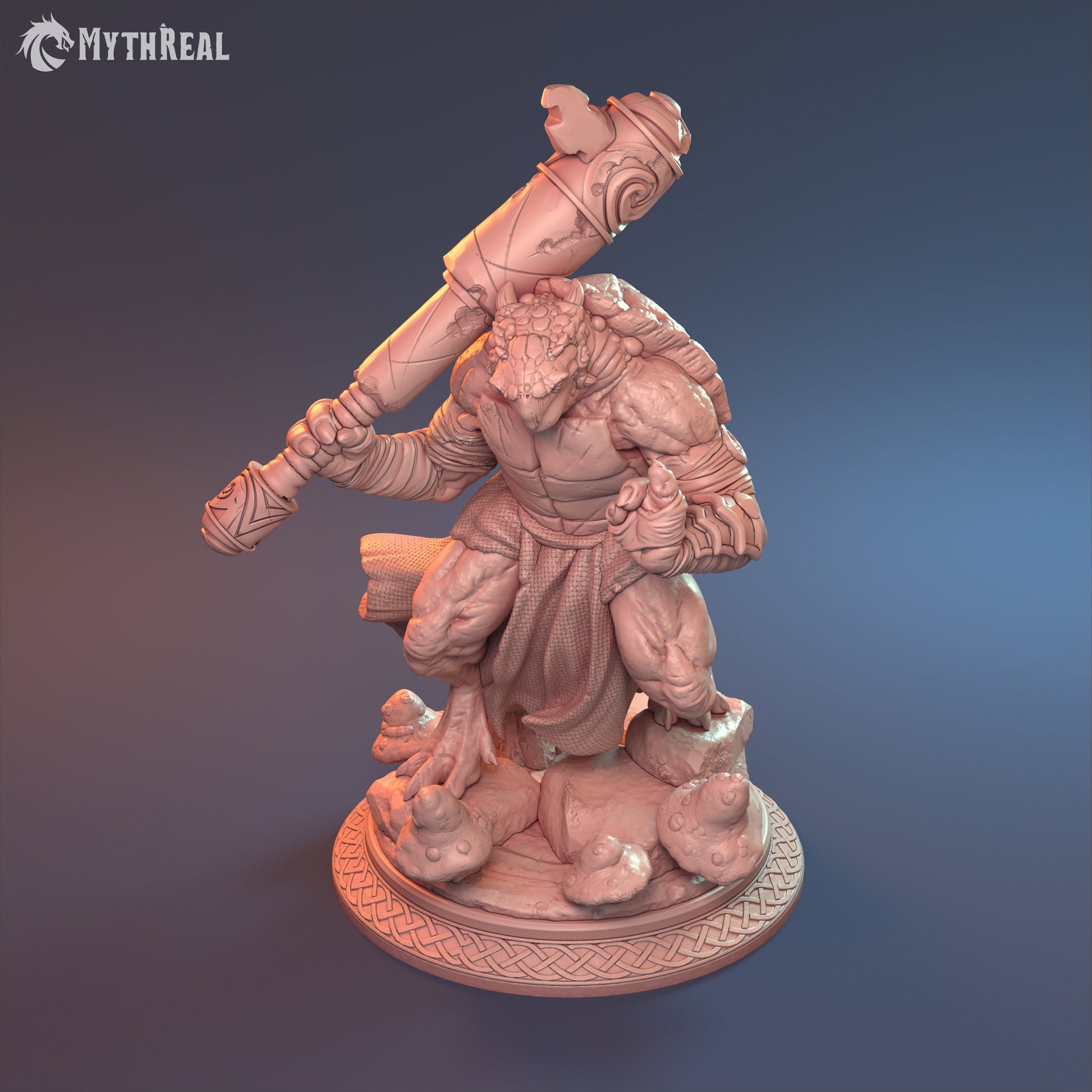 Agost Imakh - Tortle Barbarian Fighter | MythReal Games