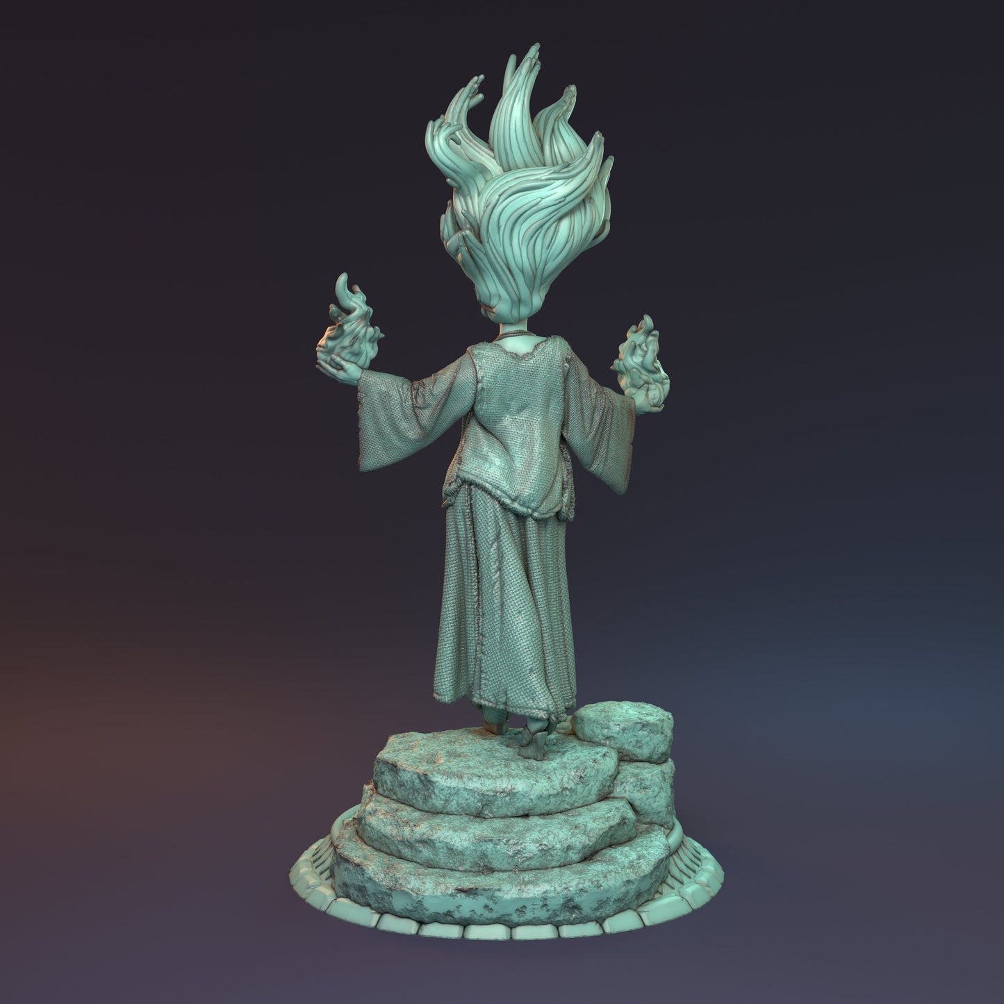 Xandren Galod - Pyromancer | MythReal Games