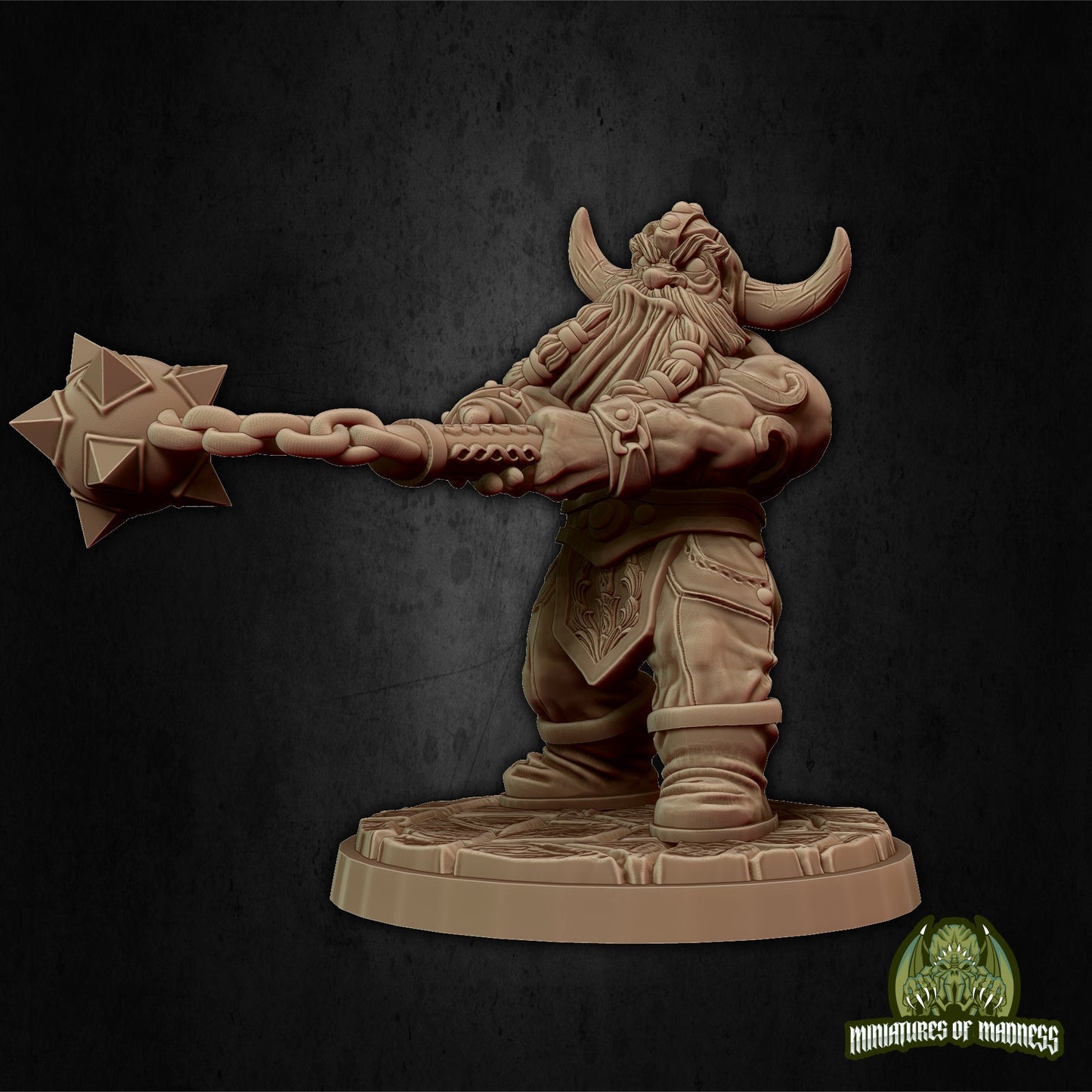 Doli The Smasher, Dwarf Barbarian | Miniatures of Madness