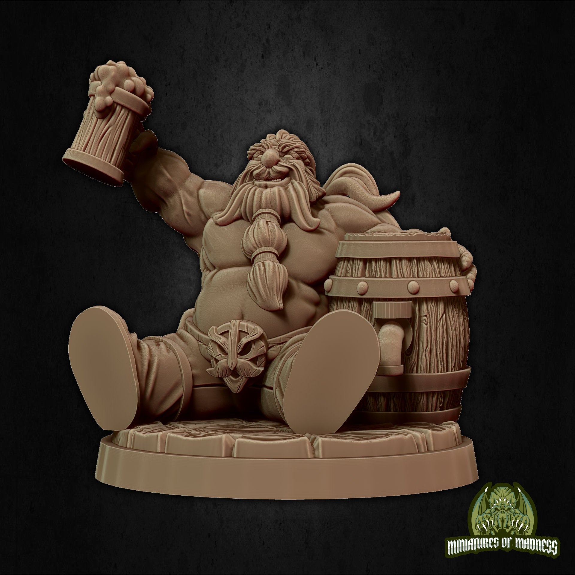 Hobur the Partyboy, Dwarf | Miniatures of Madness