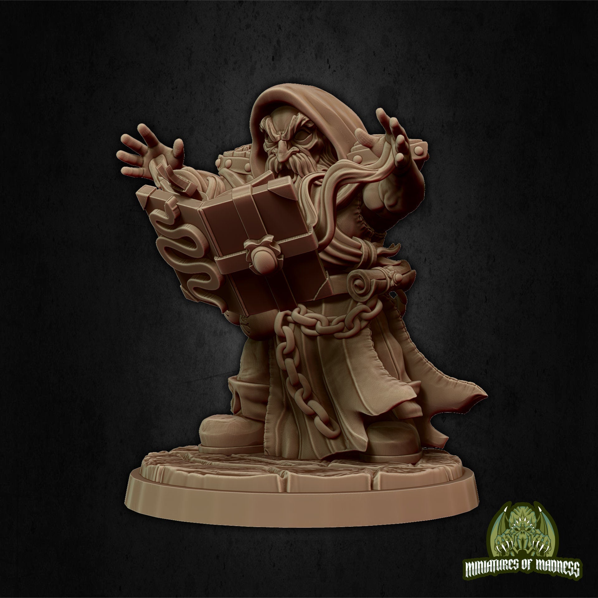 Kamli the Summoner, Dwarf Warlock | Miniatures of Madness