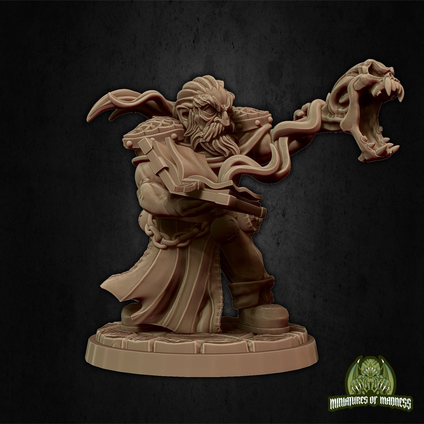 Kenus Soulstealer, Dwarf Warlock | Miniatures of Madness