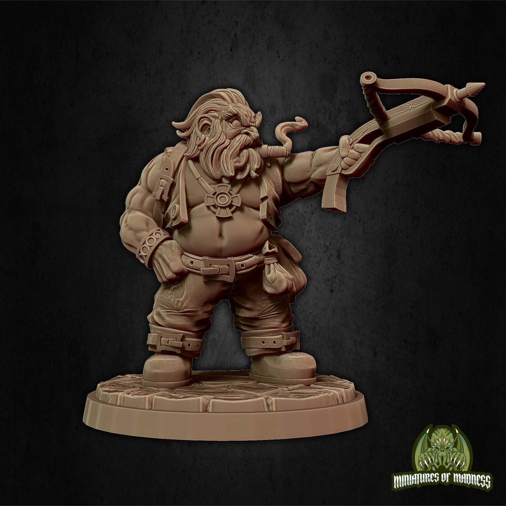 Little Bolin Longlook, Dwarf Ranger| Miniatures of Madness