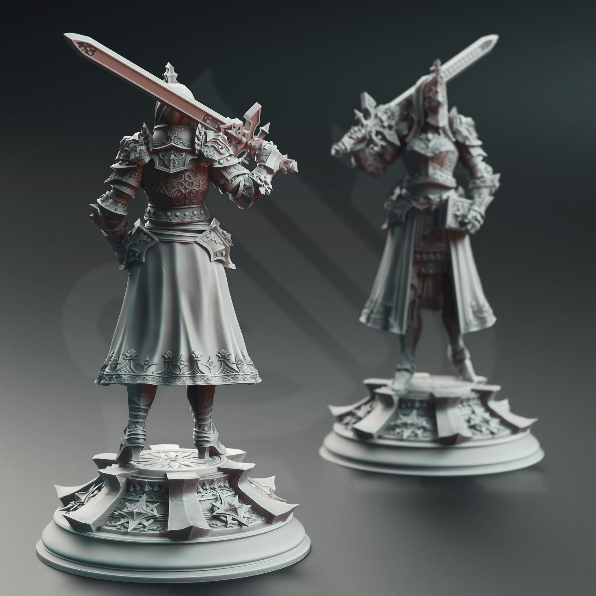 Johanna Saffron the Pious - Maiden Knight | A Grim Fate | DM Stash