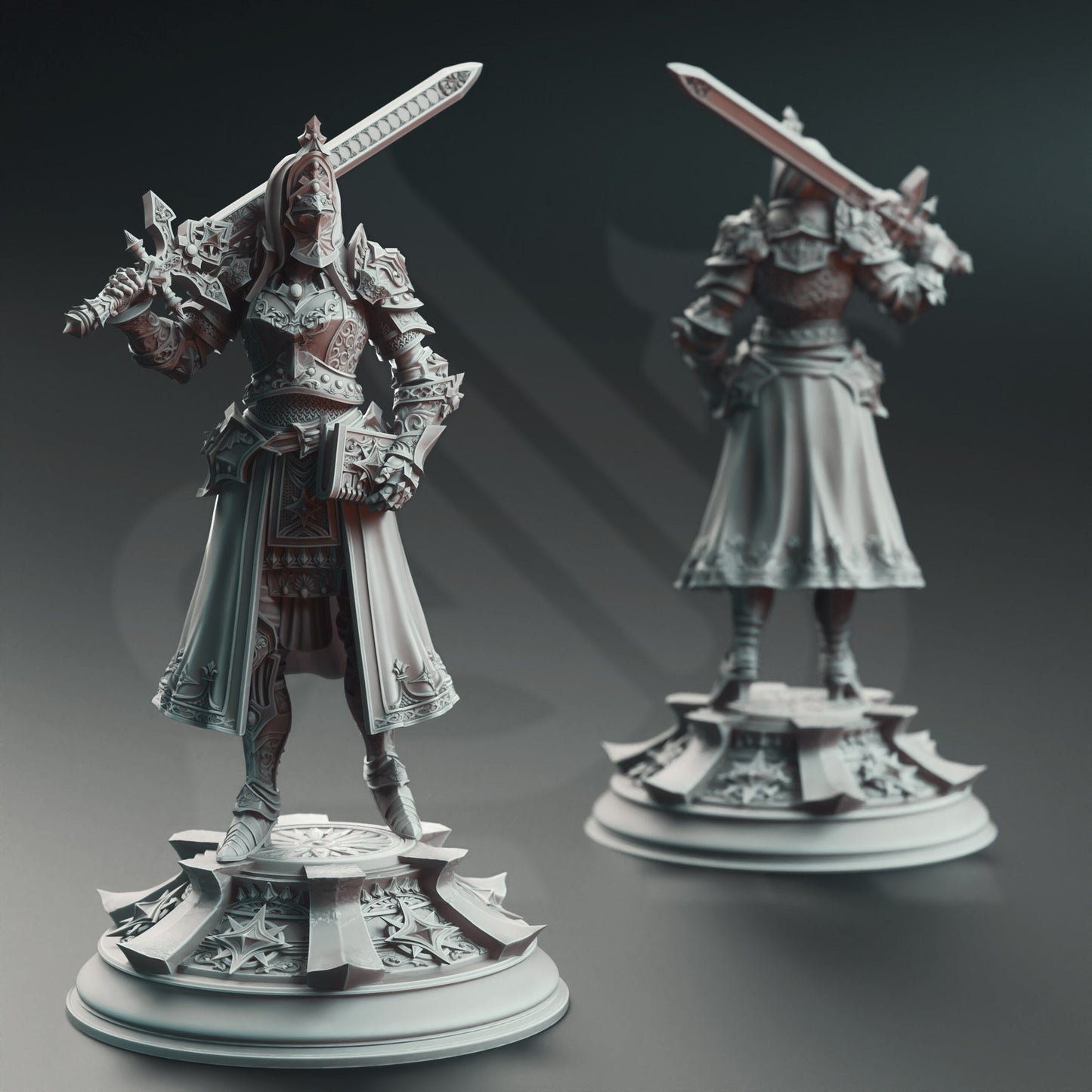 Johanna Saffron the Pious - Maiden Knight | A Grim Fate | DM Stash