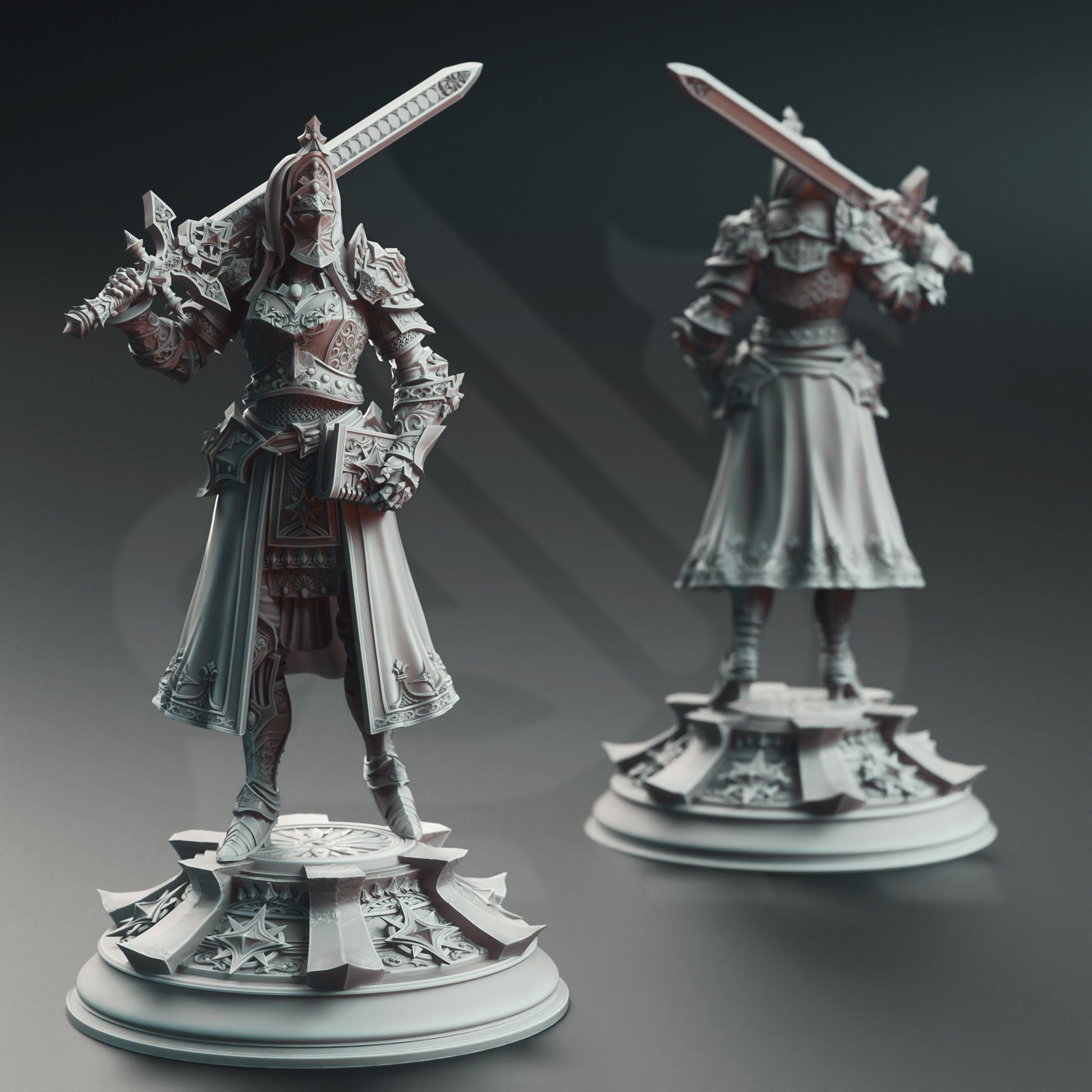 Johanna Saffron the Pious - Maiden Knight | A Grim Fate | DM Stash
