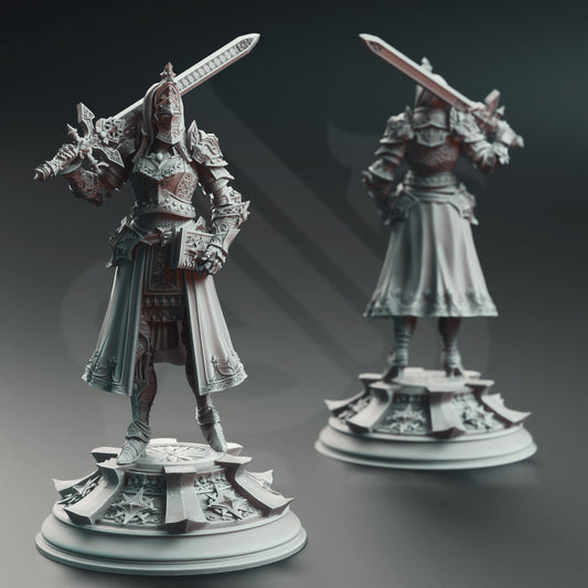 Johanna Saffron the Pious - Maiden Knight | A Grim Fate | DM Stash