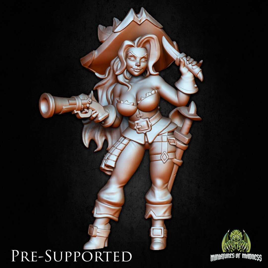 Grace the Piratess | Miniatures of Madness