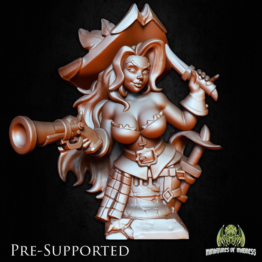 Grace the Piratess | Miniatures of Madness