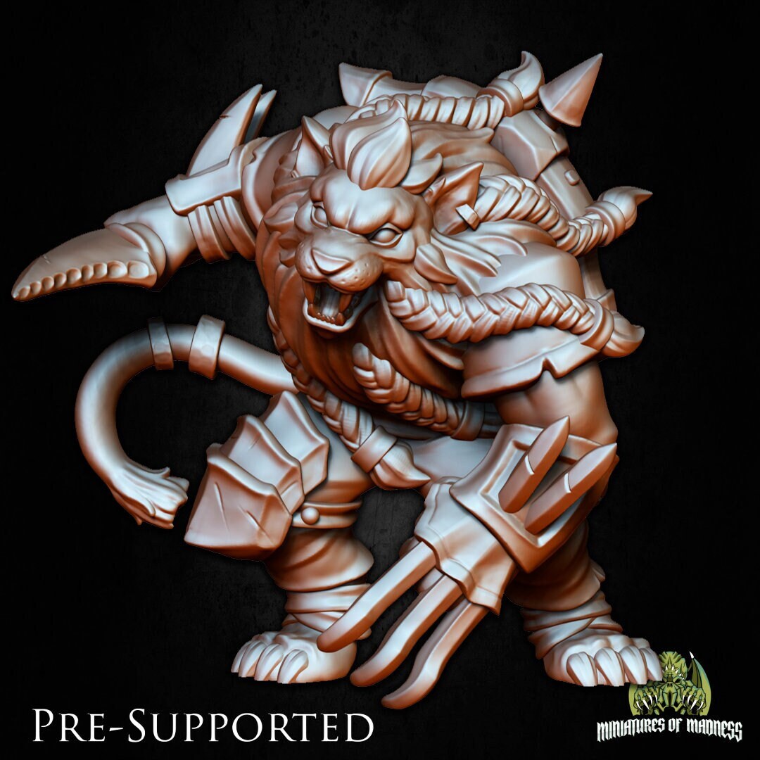 Ranar Catfolk Criminal | Miniatures of Madness