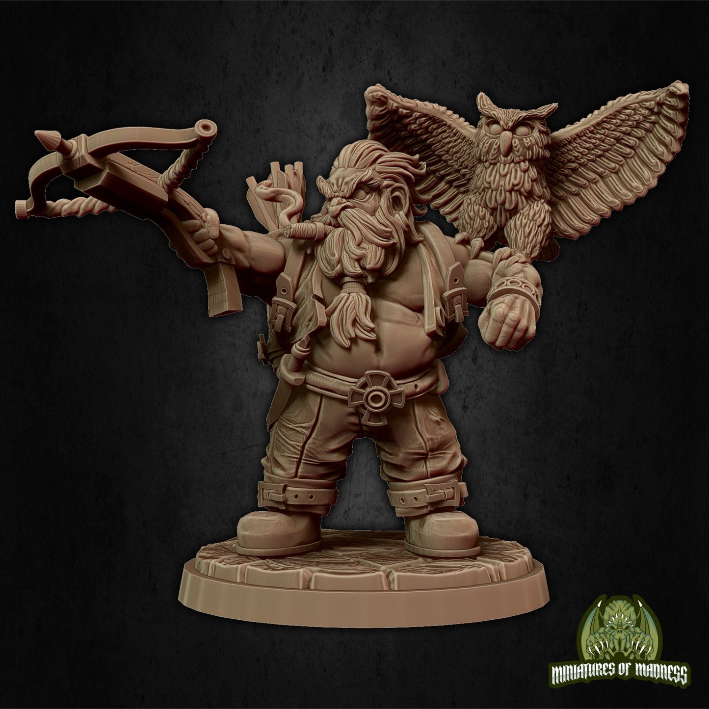 Big Holin Longlook, Dwarf Ranger| Miniatures of Madness