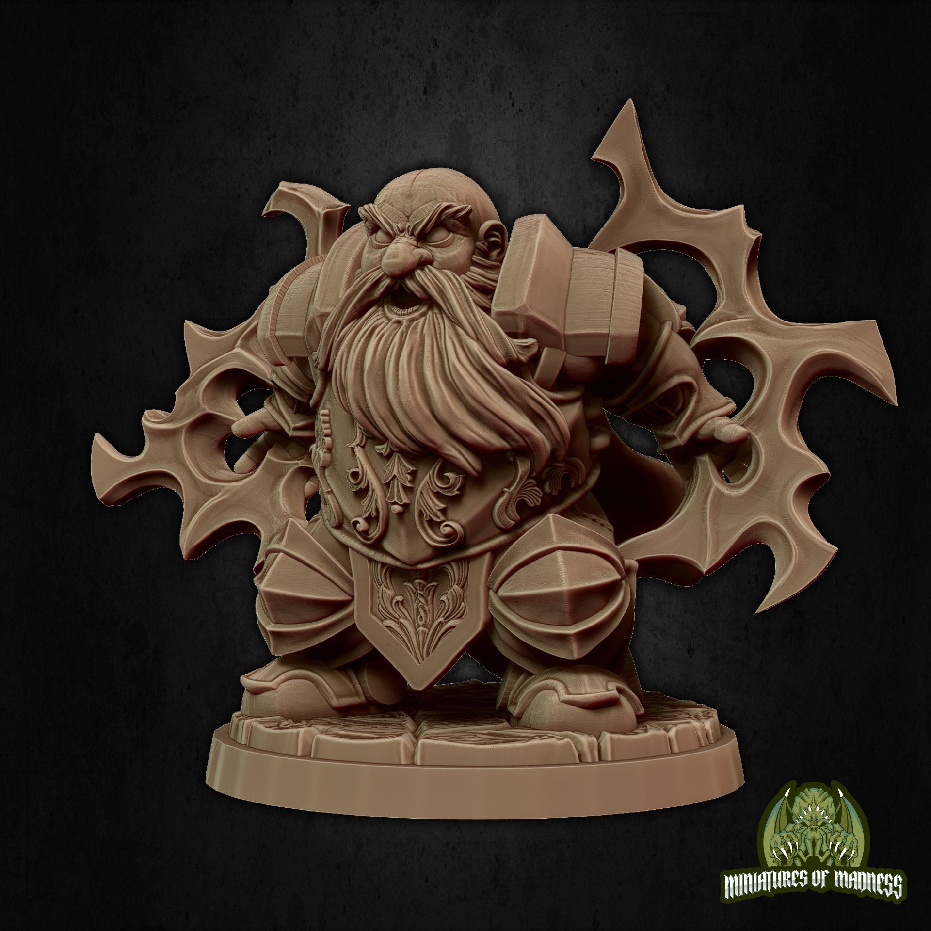 Rargtad The Electrocutioner, Dwarf Sorcerer | Miniatures of Madness