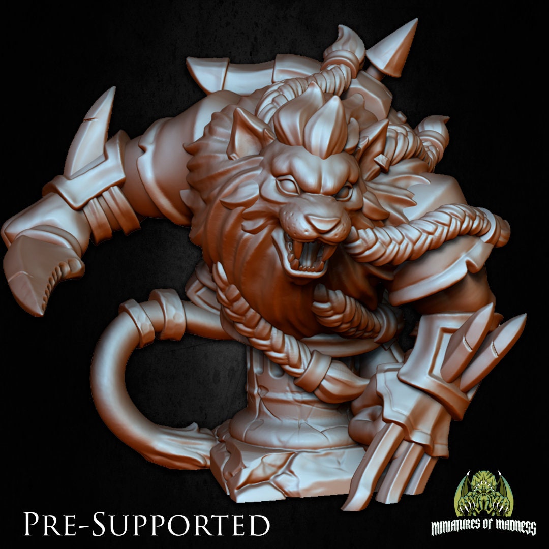 Ranar Catfolk Criminal | Miniatures of Madness