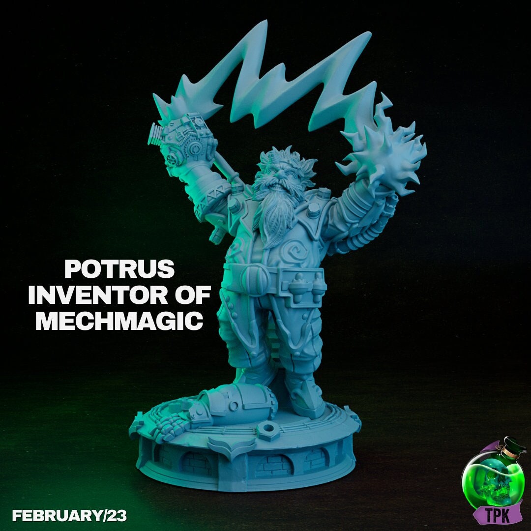 Potrus Mechmagic Inventor, Dwarf Artificer | TPK Lab