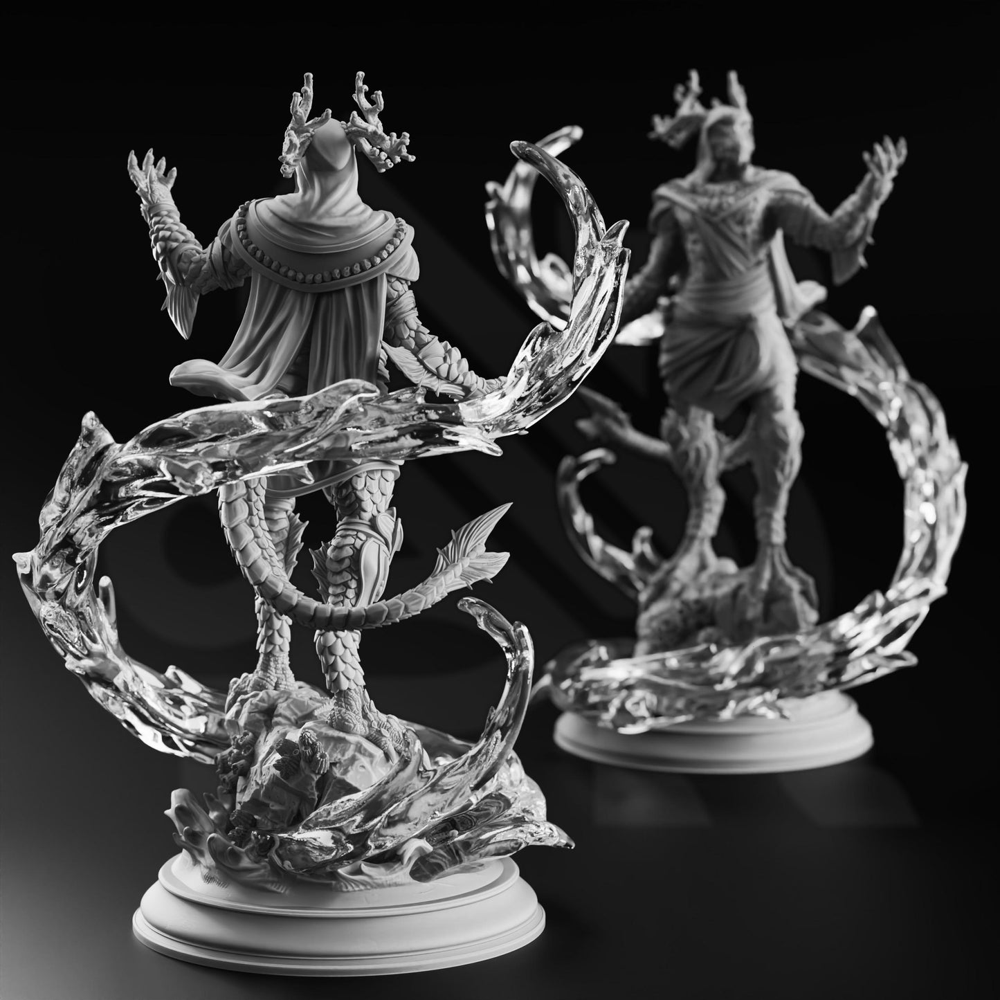 Voskathar - Dragonborn of the Tides | War of the Elements | DM Stash