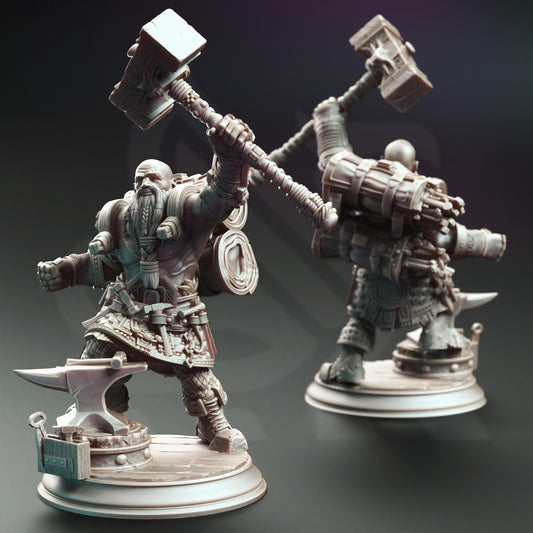 Lochren Ishtrak Hammerfist - Dwarven Blacksmith | Dwarves of the Deep | DM Stash