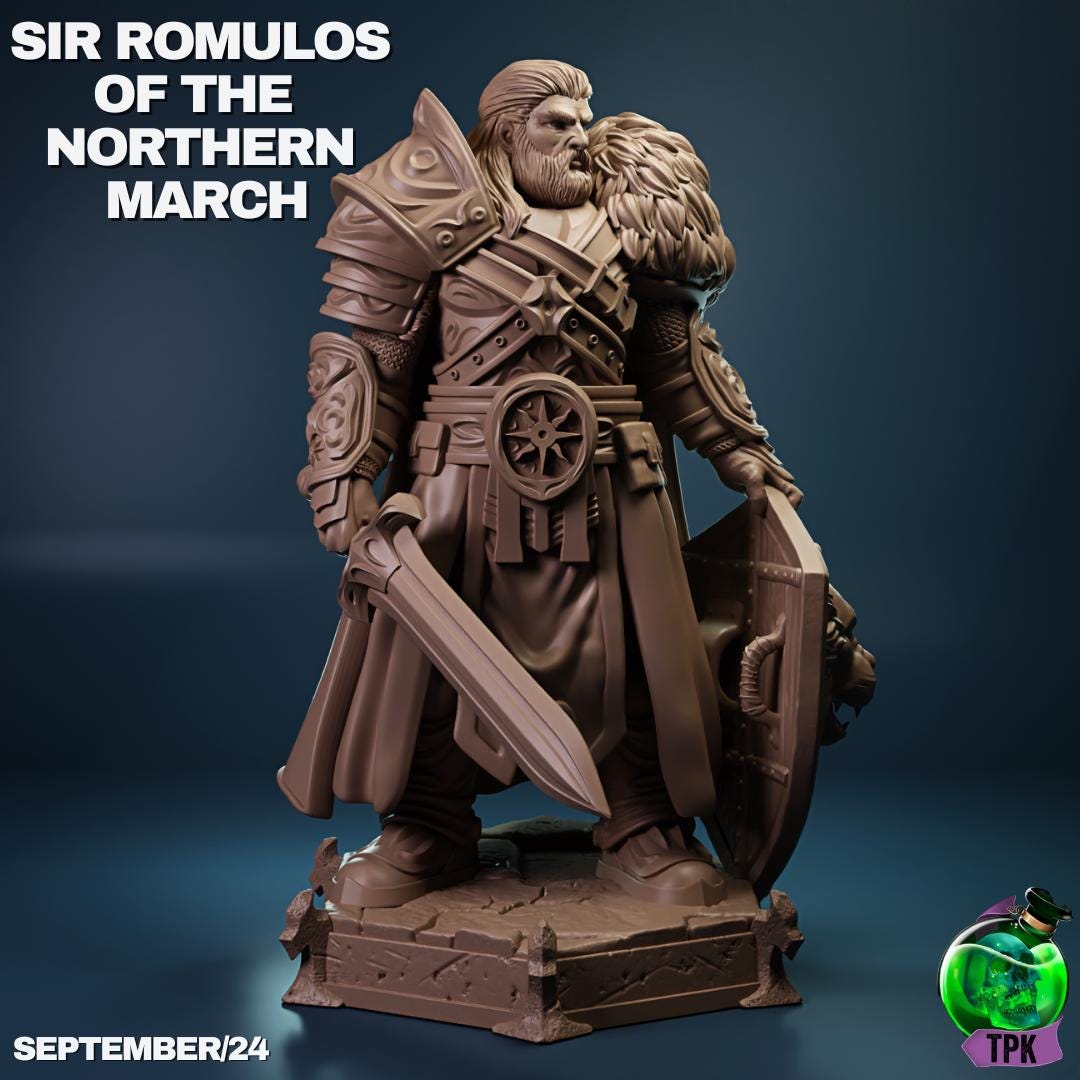 Sir Romulus, Human Fighter | TPK Lab