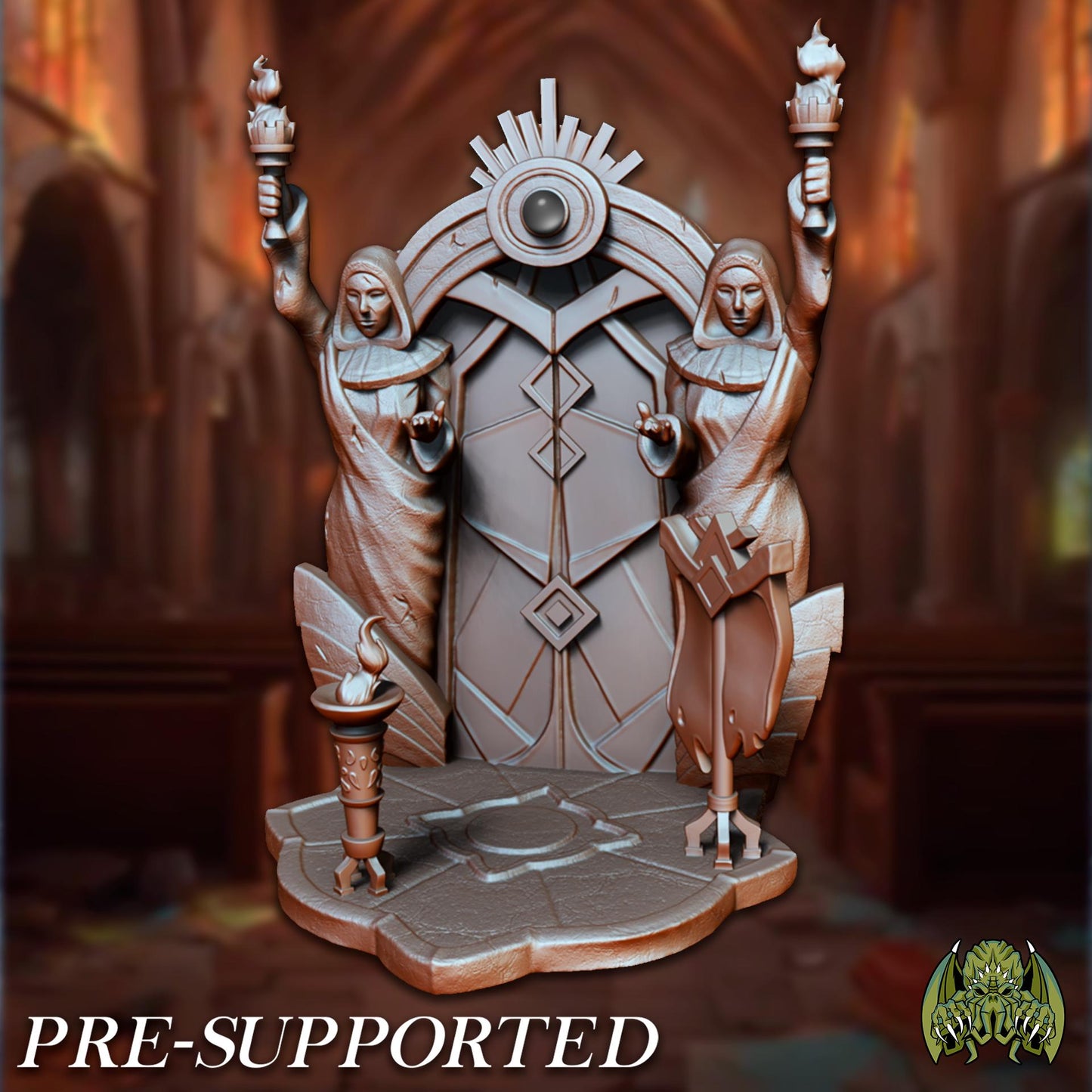 Nadya Dawnseeker, Female Cleric Saint | Miniatures of Madness