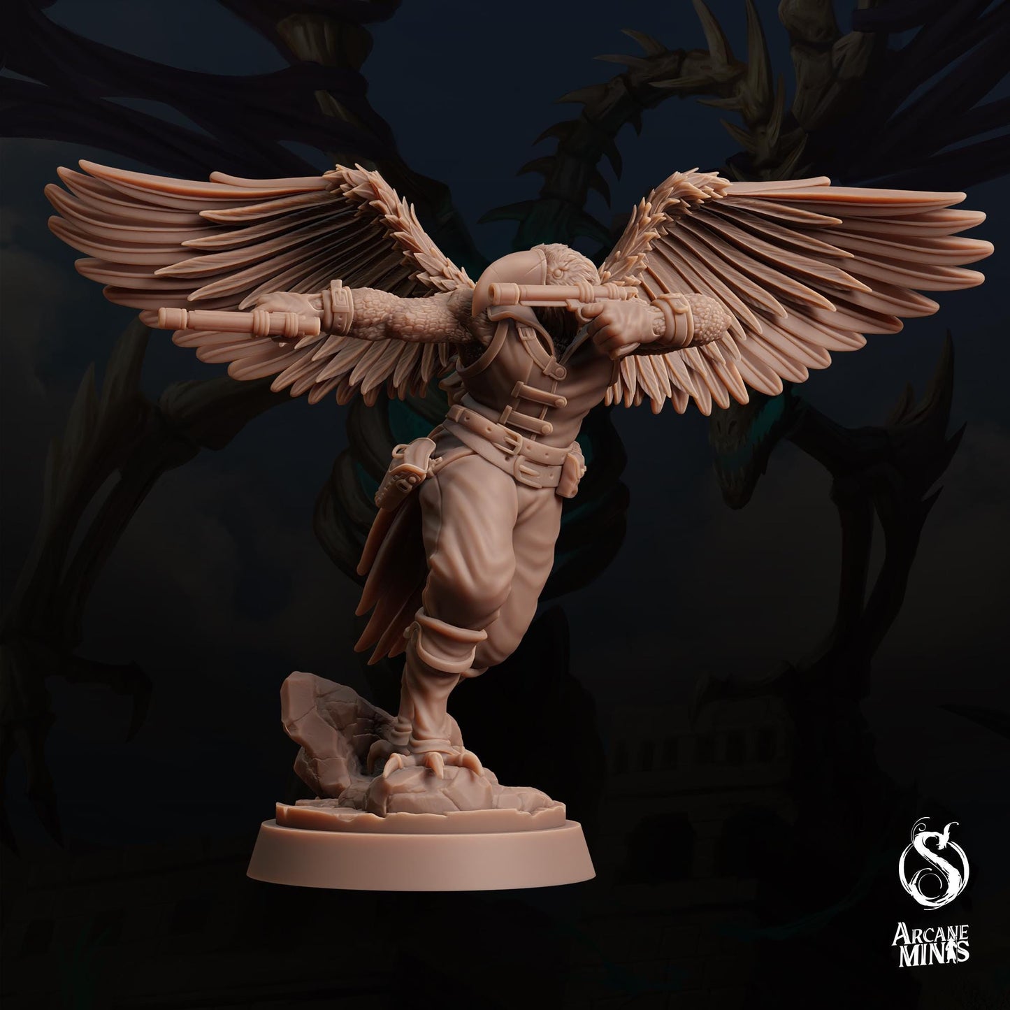 Aarakocra Gunslinger | Arcane Minis