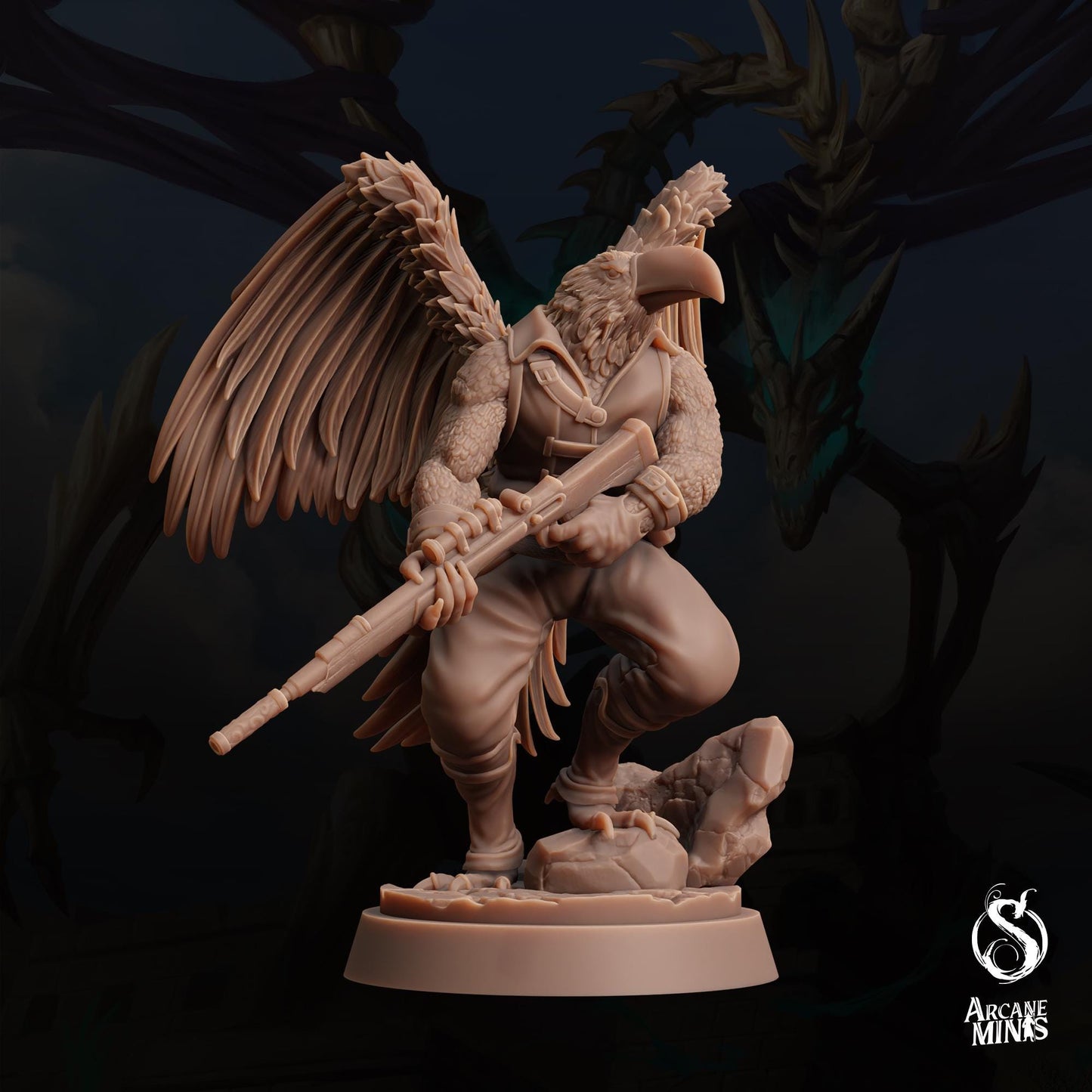 Aarakocra Gunslinger | Arcane Minis