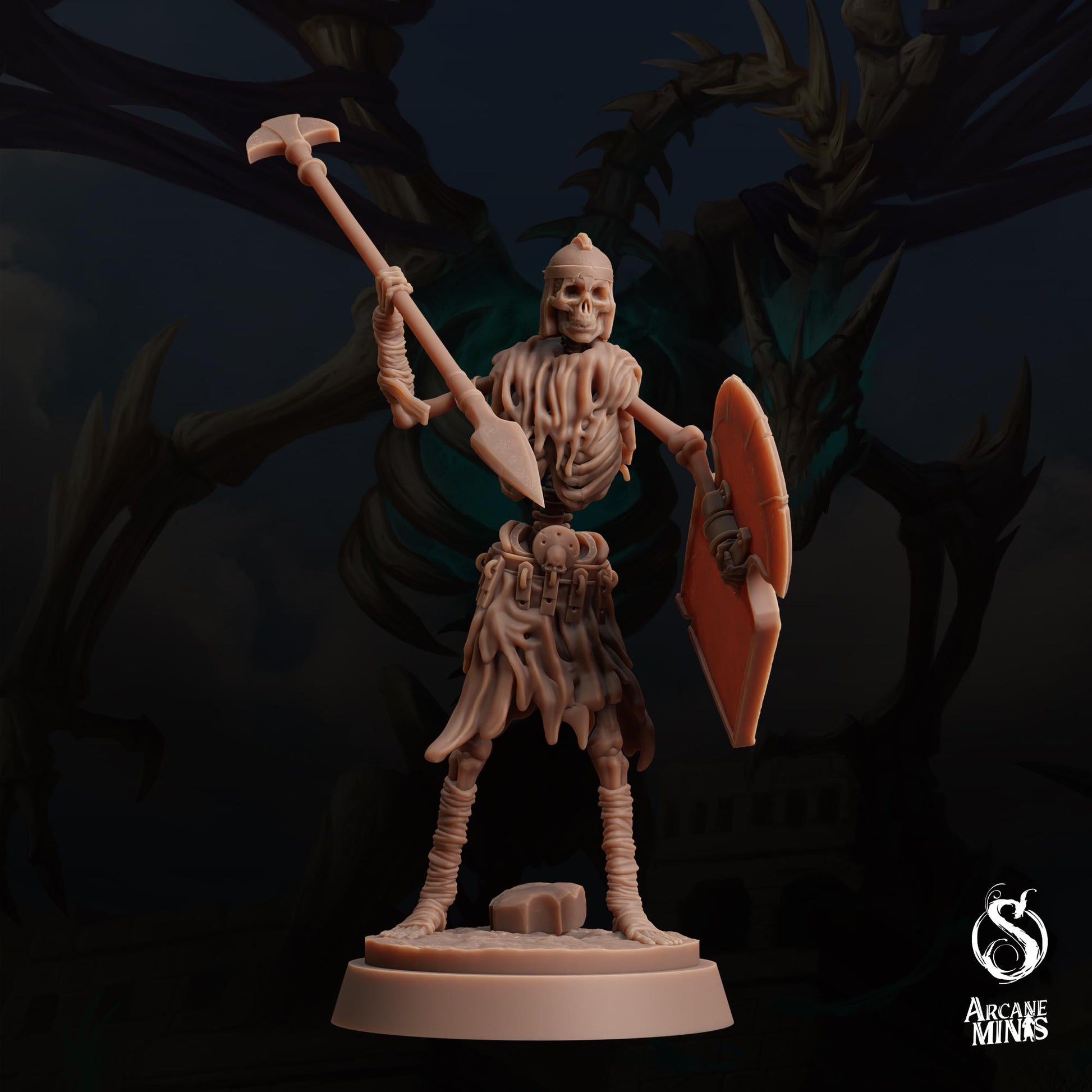 Skeleton Warriors Spearman | Arcane Minis