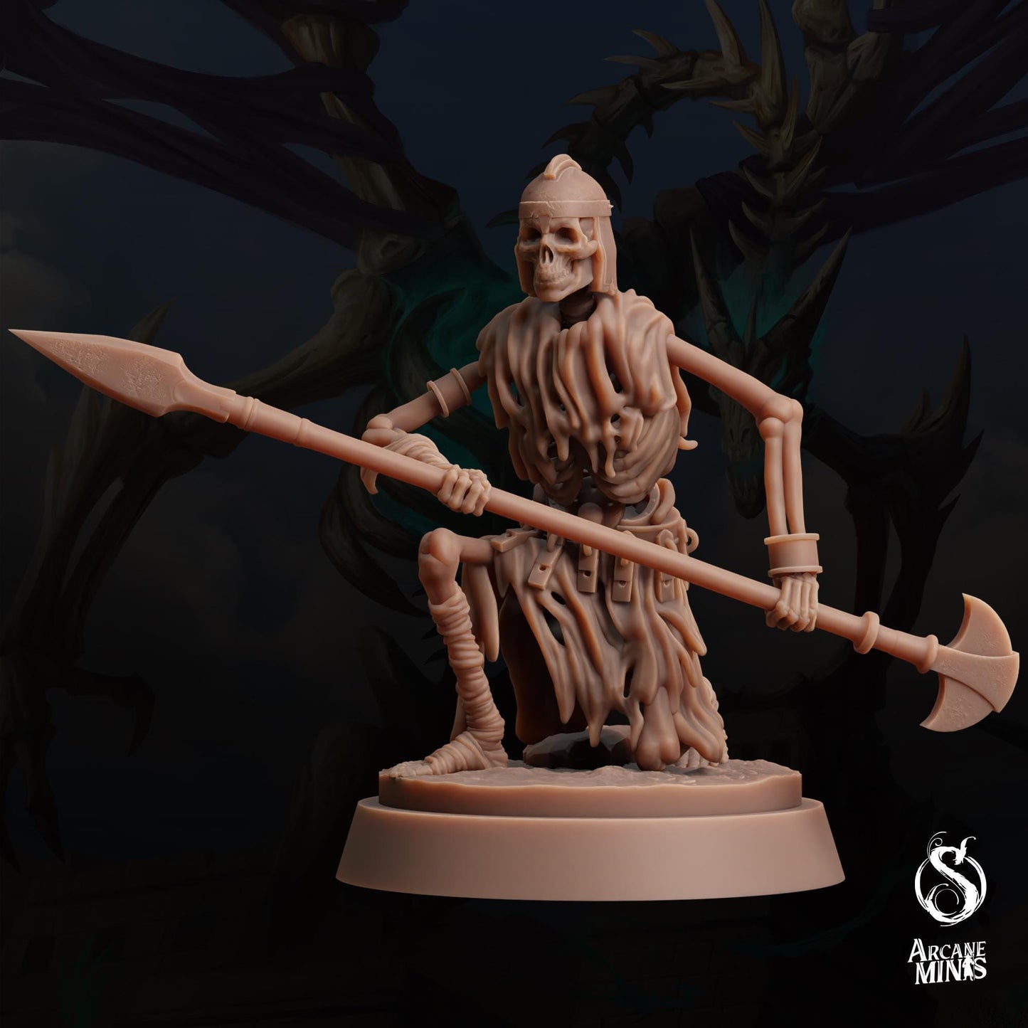 Skeleton Warriors Spearman | Arcane Minis