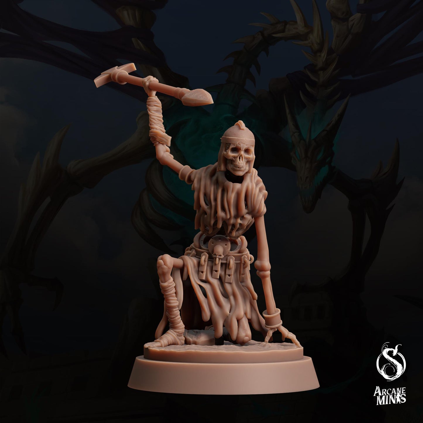 Skeleton Warriors Spearman | Arcane Minis