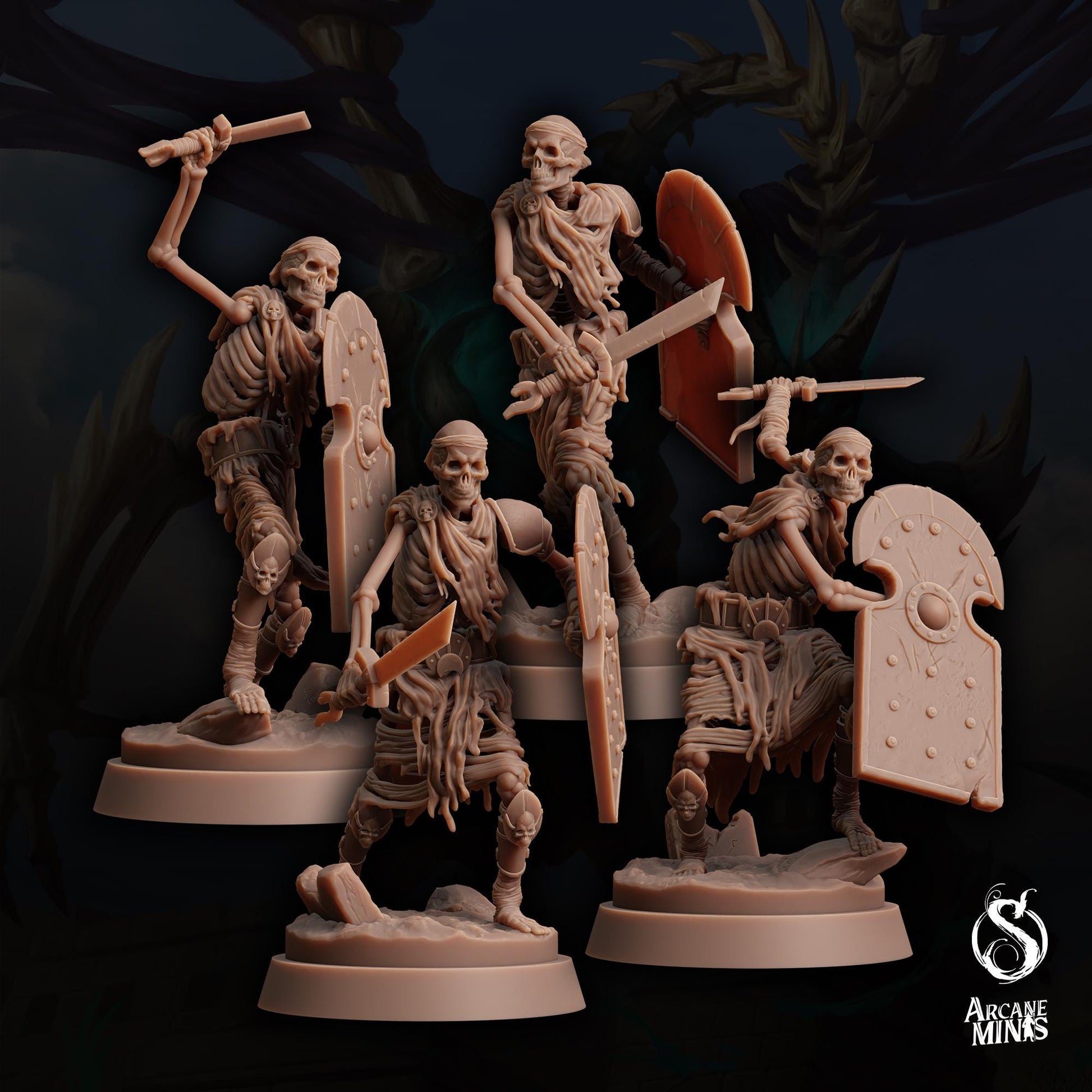 Skeleton Warriors Swordsman | Arcane Minis