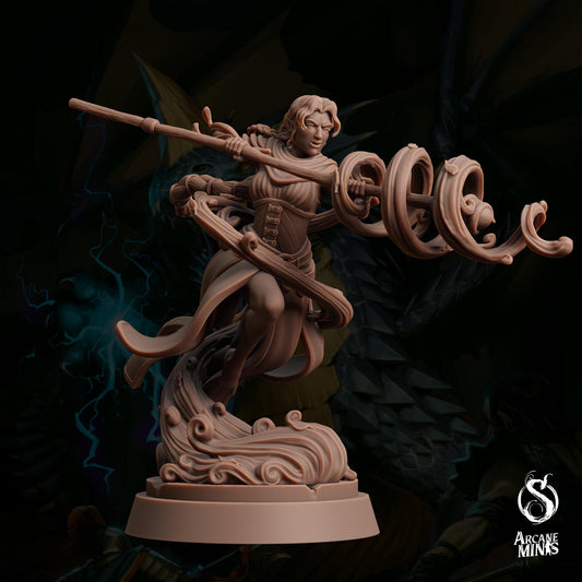 Air Genasi Druid | Arcane Minis