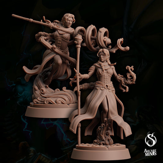 Air Genasi Druid | Arcane Minis