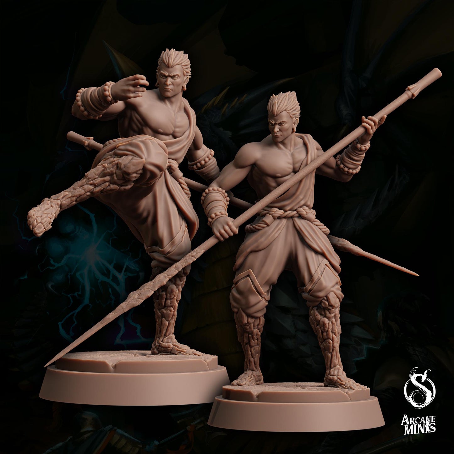 Earth Genasi Monk | Arcane Minis