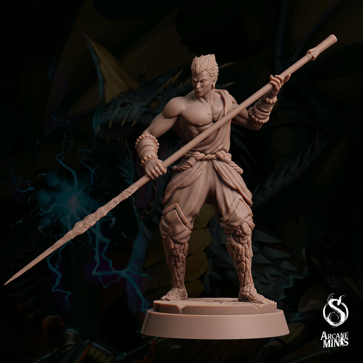 Earth Genasi Monk | Arcane Minis
