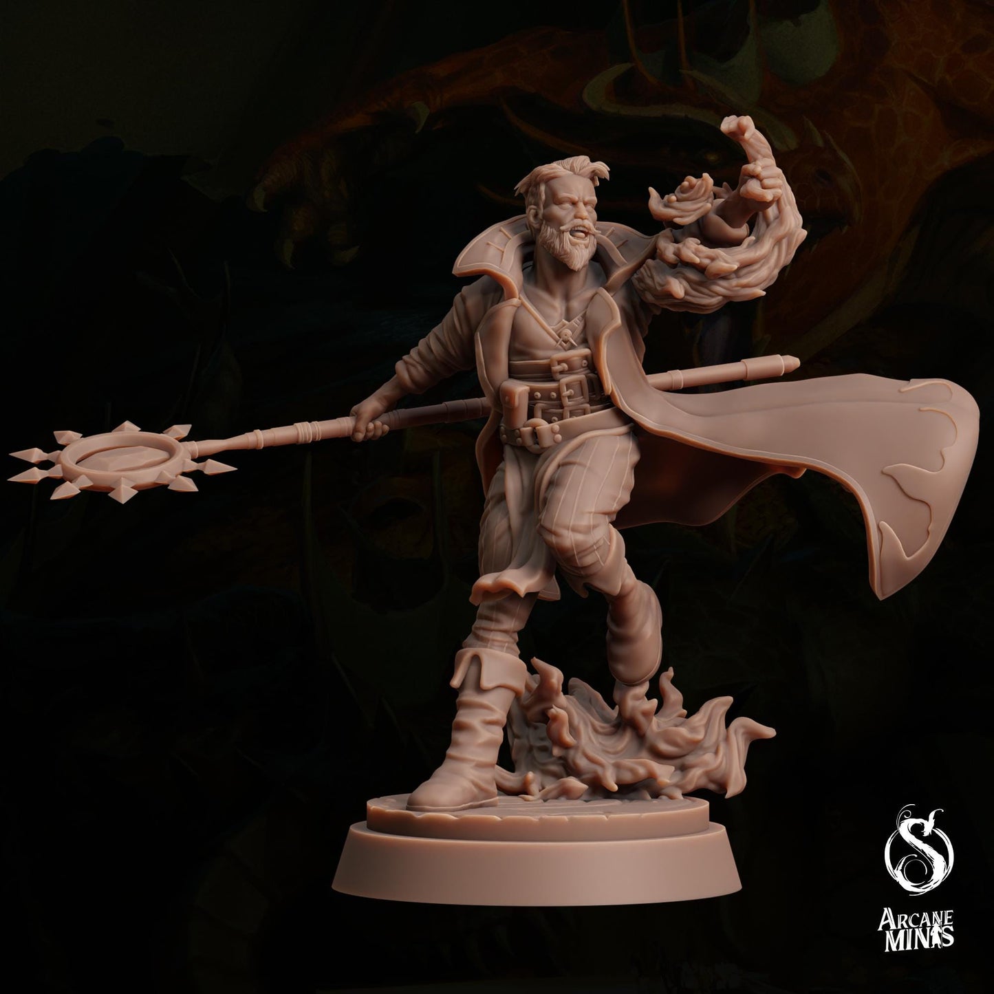 Fire Genasi Sorcerer | Arcane Minis