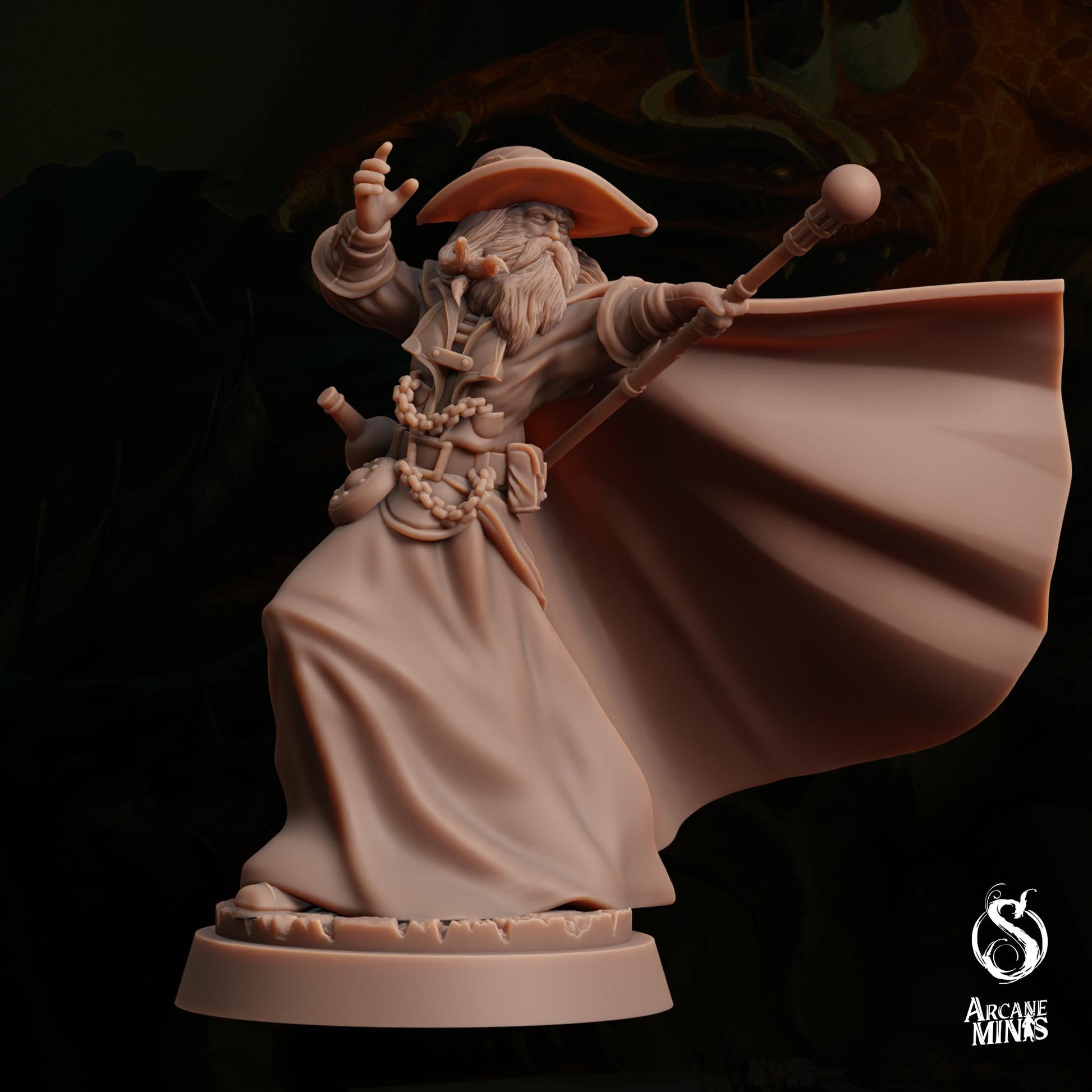 Water Genasi Cleric | Arcane Minis