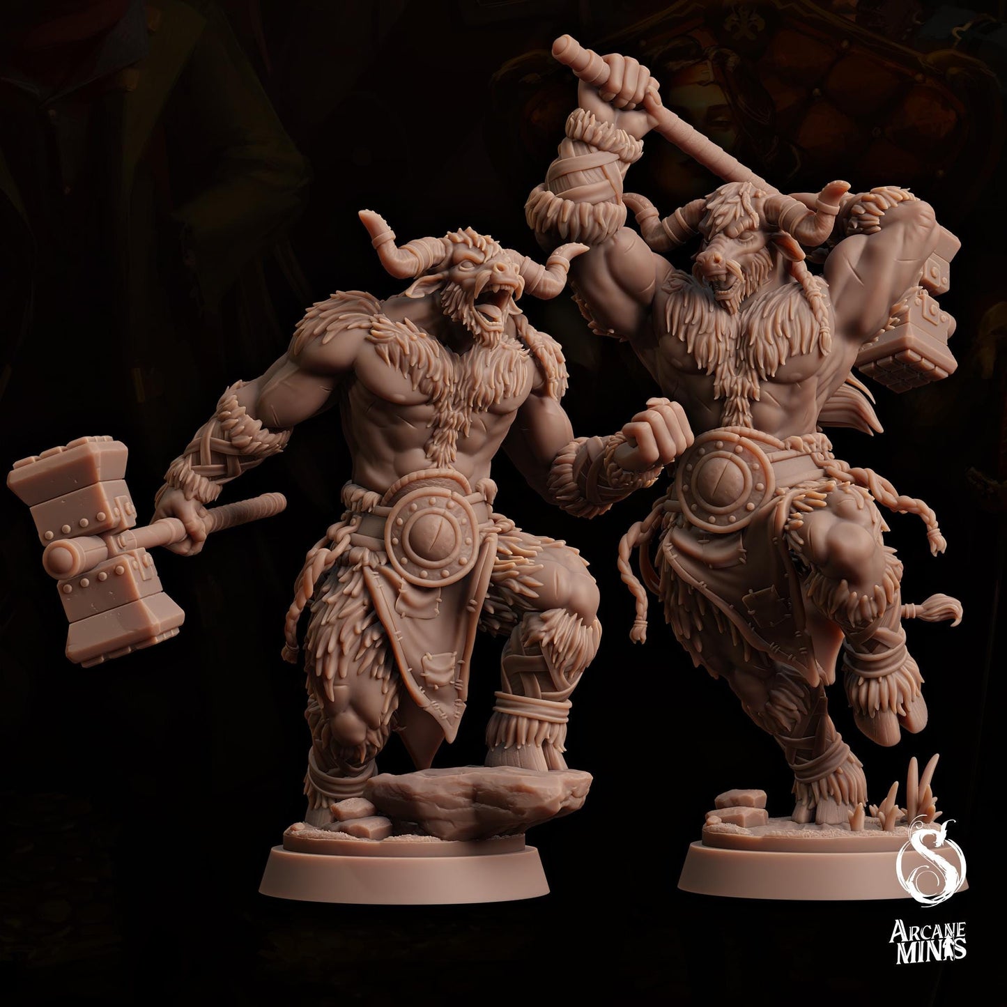 Minotaur Barbarian | Arcane Minis