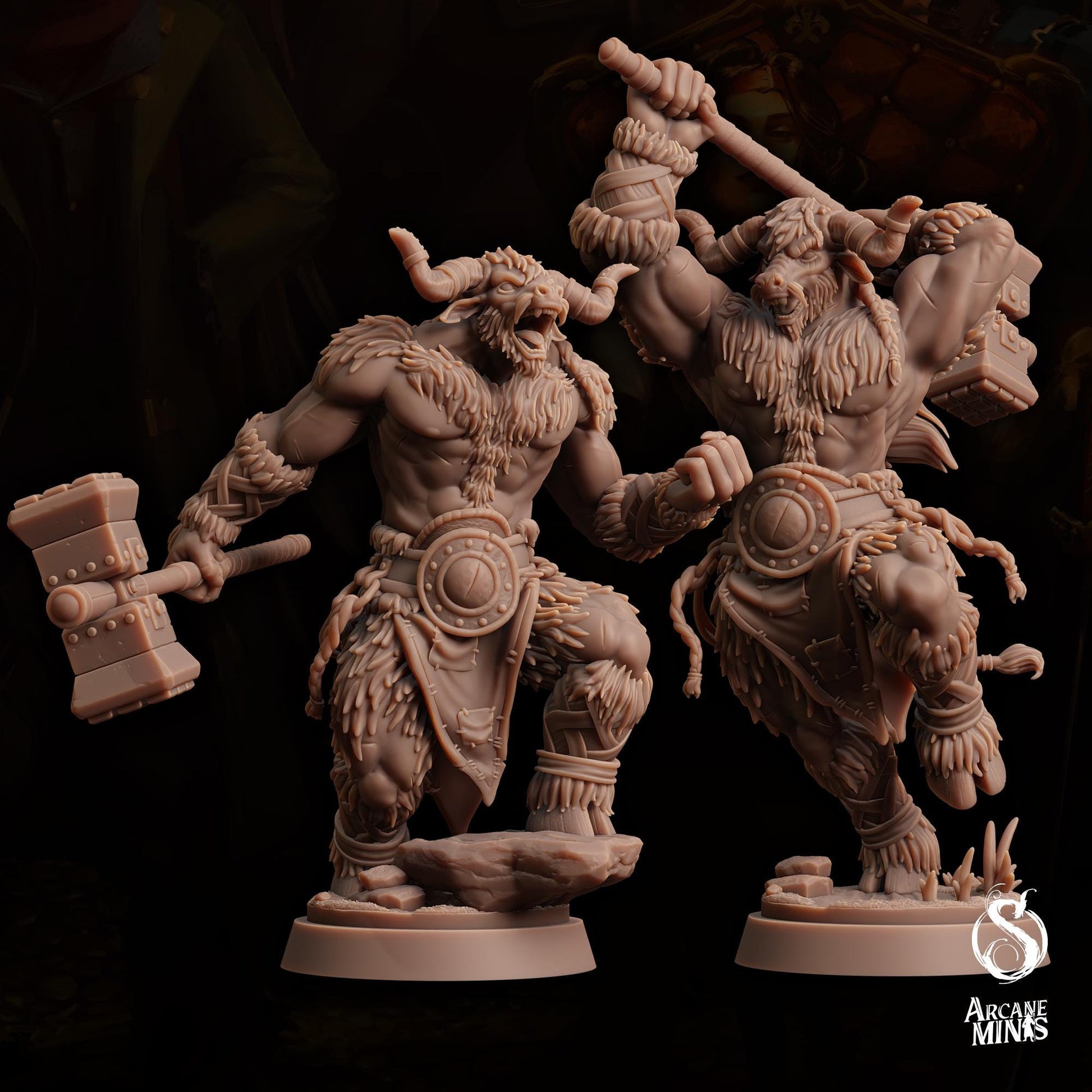 Minotaur Barbarian | Arcane Minis