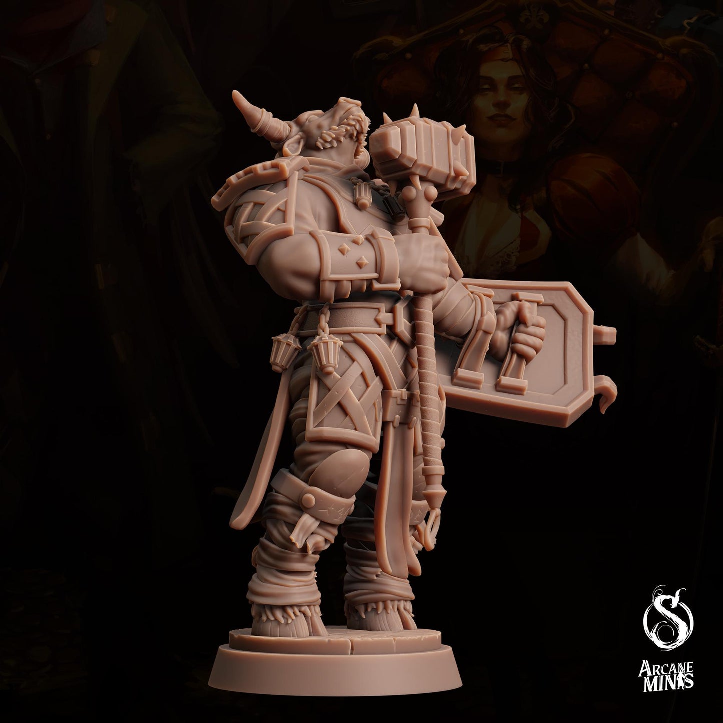 Minotaur Cleric | Arcane Minis