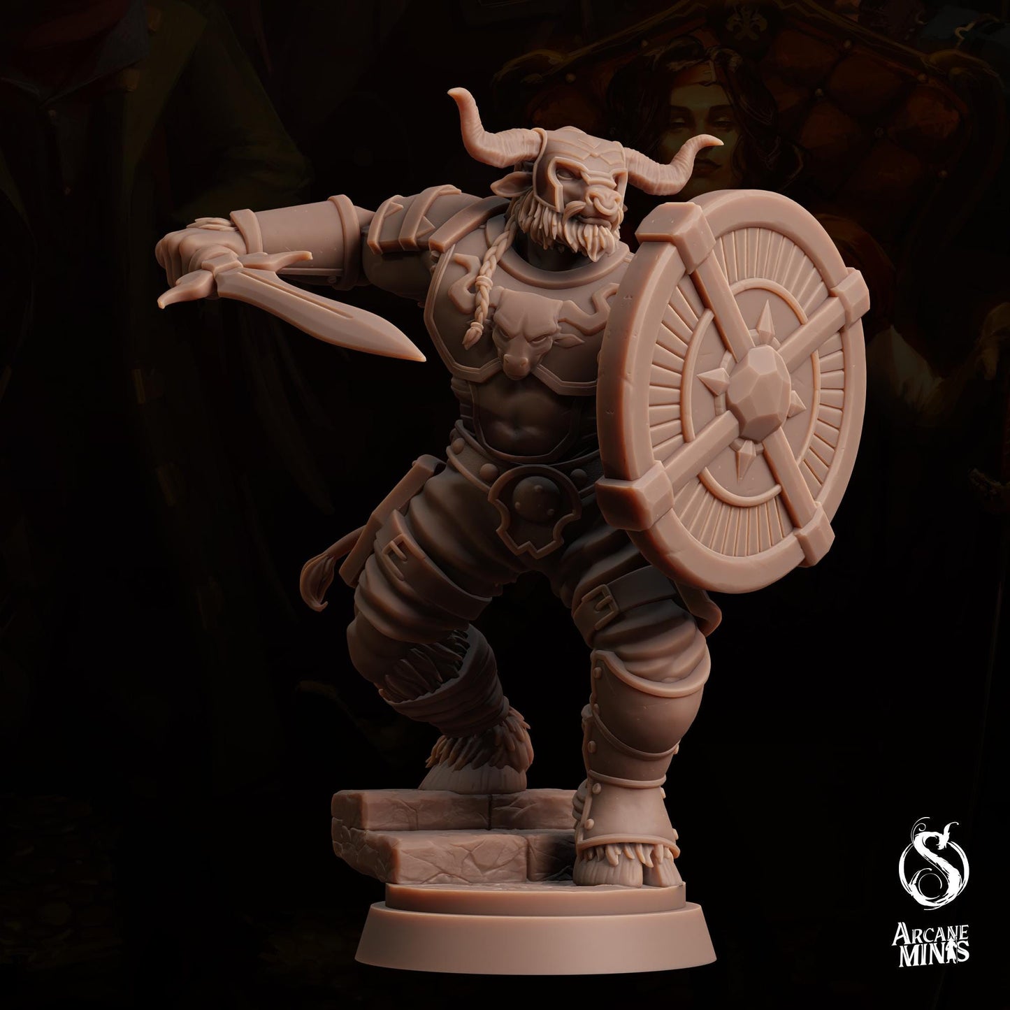 Minotaur Fighter | Arcane Minis