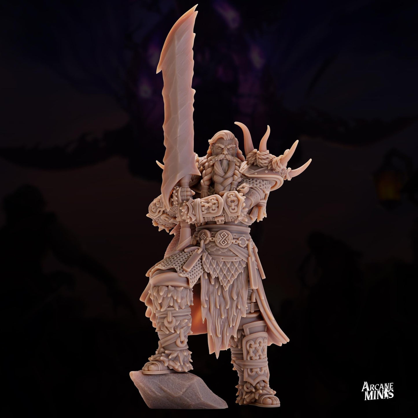 Frost Barbarian, Human Male| Arcane Minis