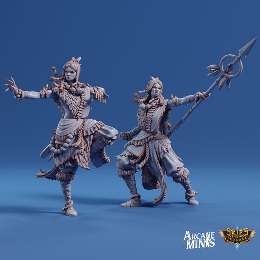 Human Female Monk | Arcane Minis