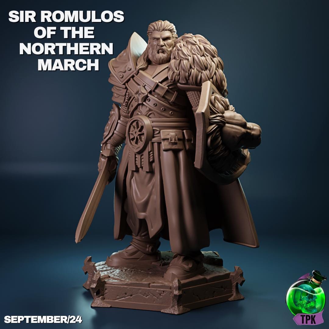 Sir Romulus, Human Fighter | TPK Lab