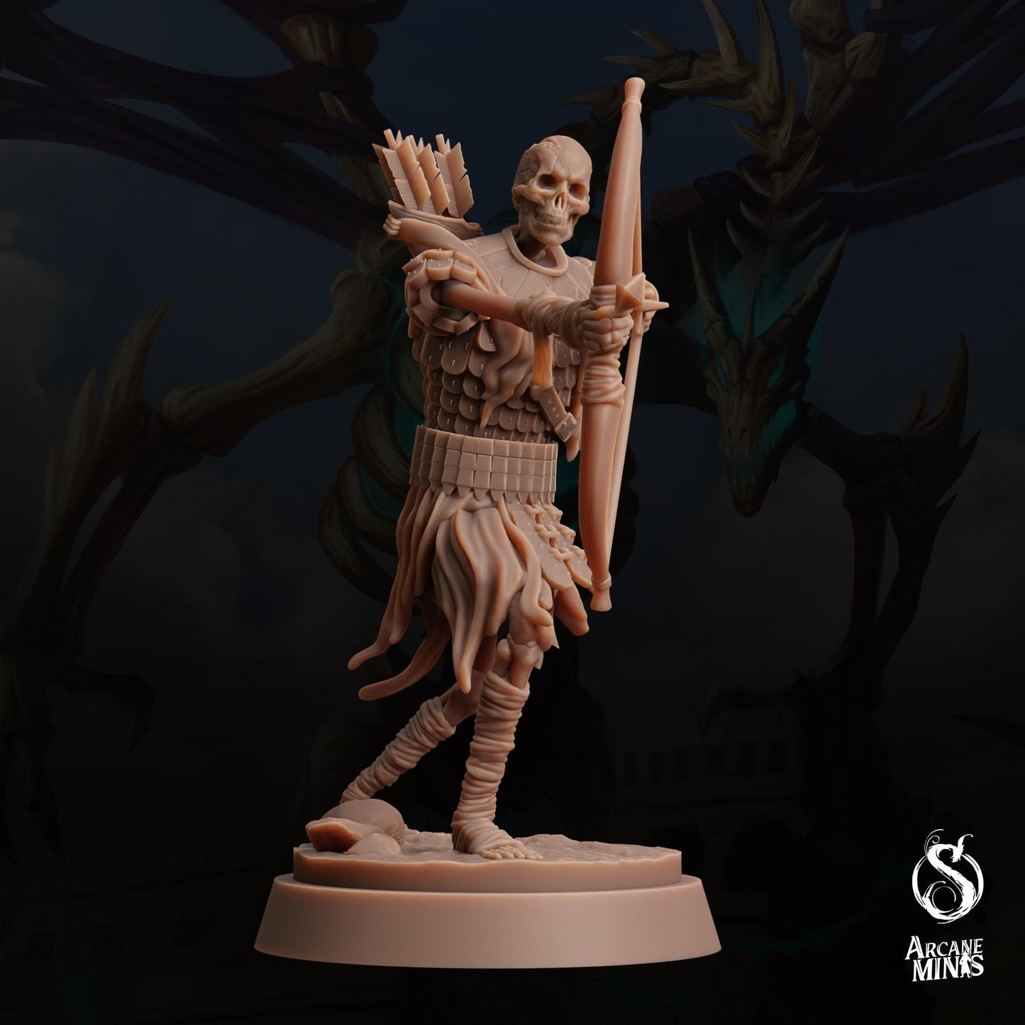 Skeleton Warriors Bowman | Arcane Minis
